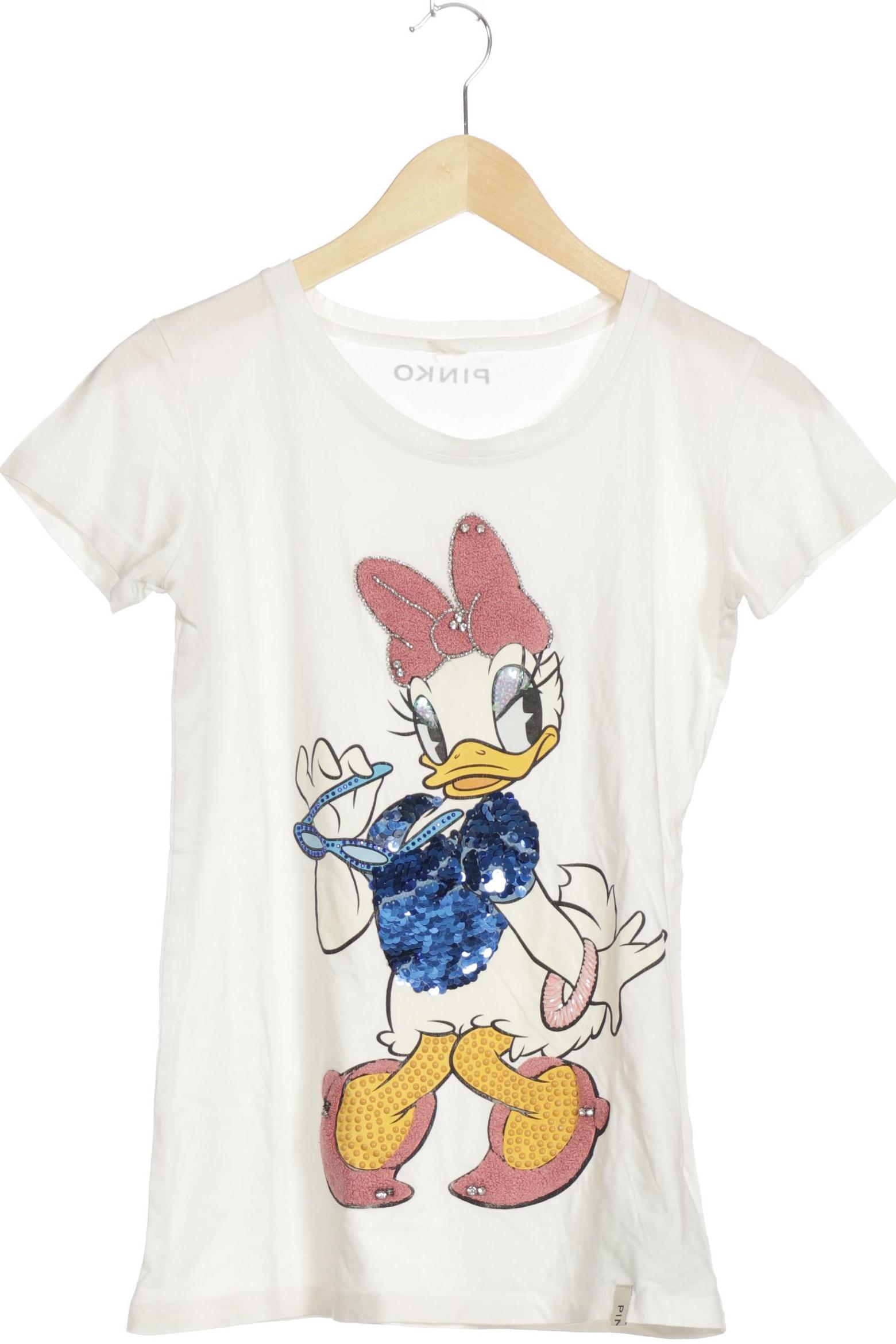 

Pinko Damen T-Shirt, weiß, Gr.