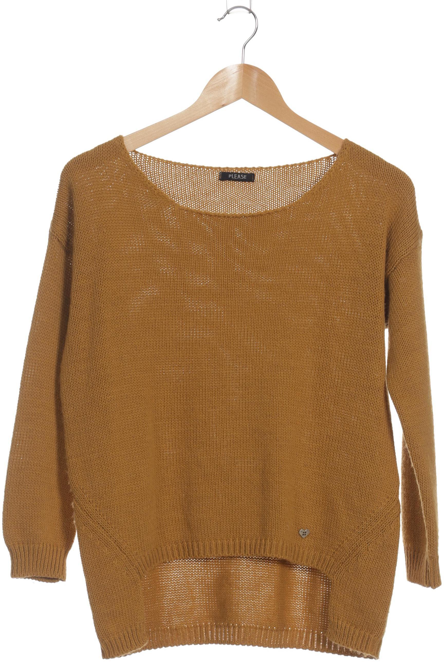 

Please Damen Pullover, gelb, Gr.