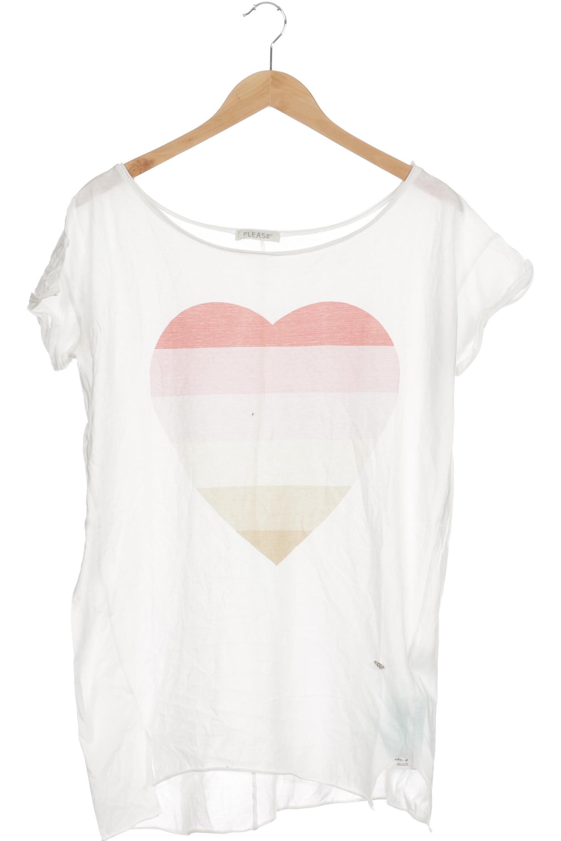 

Please Damen T-Shirt, weiß, Gr.