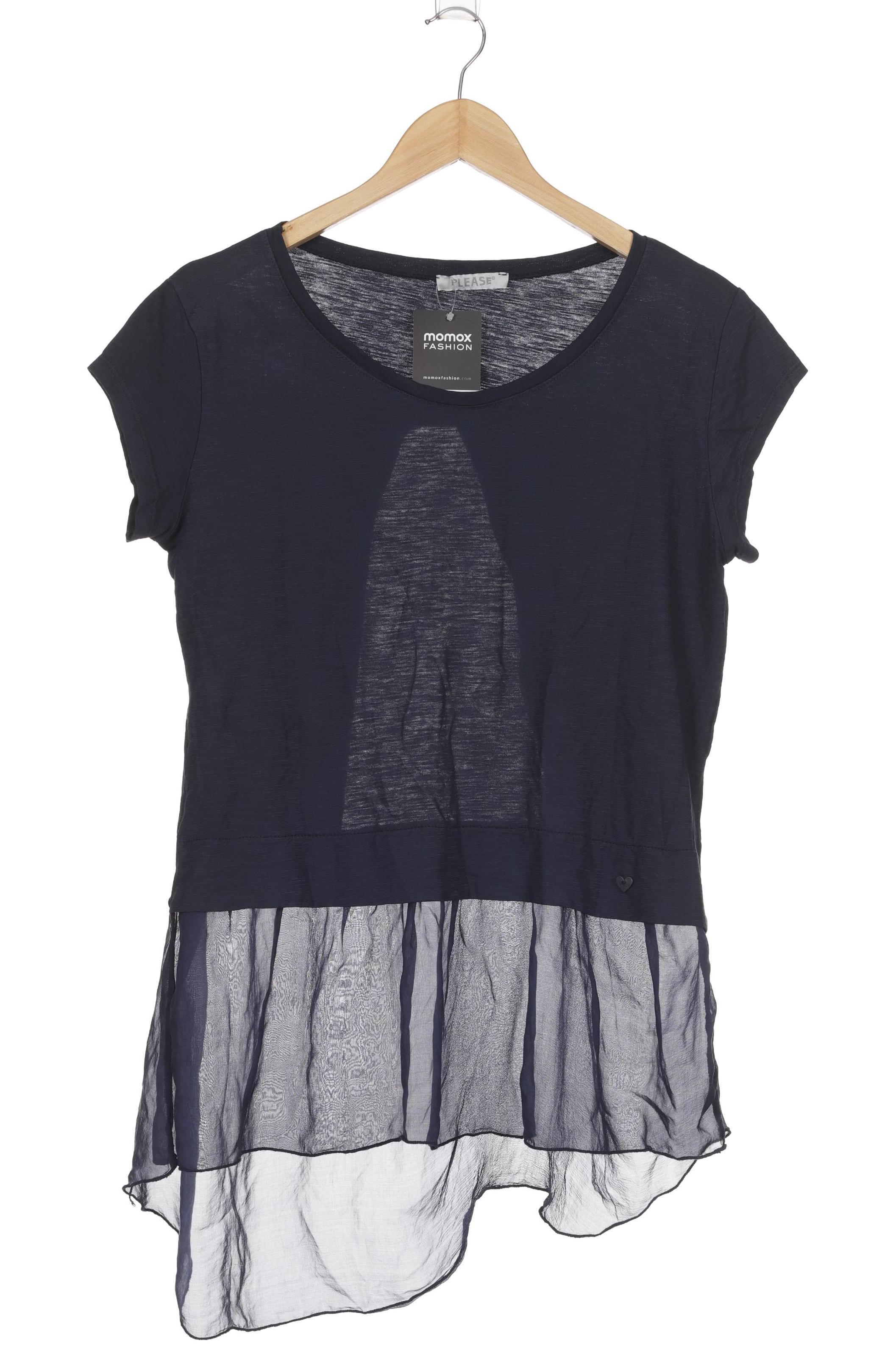 

Please Damen T-Shirt, blau, Gr.