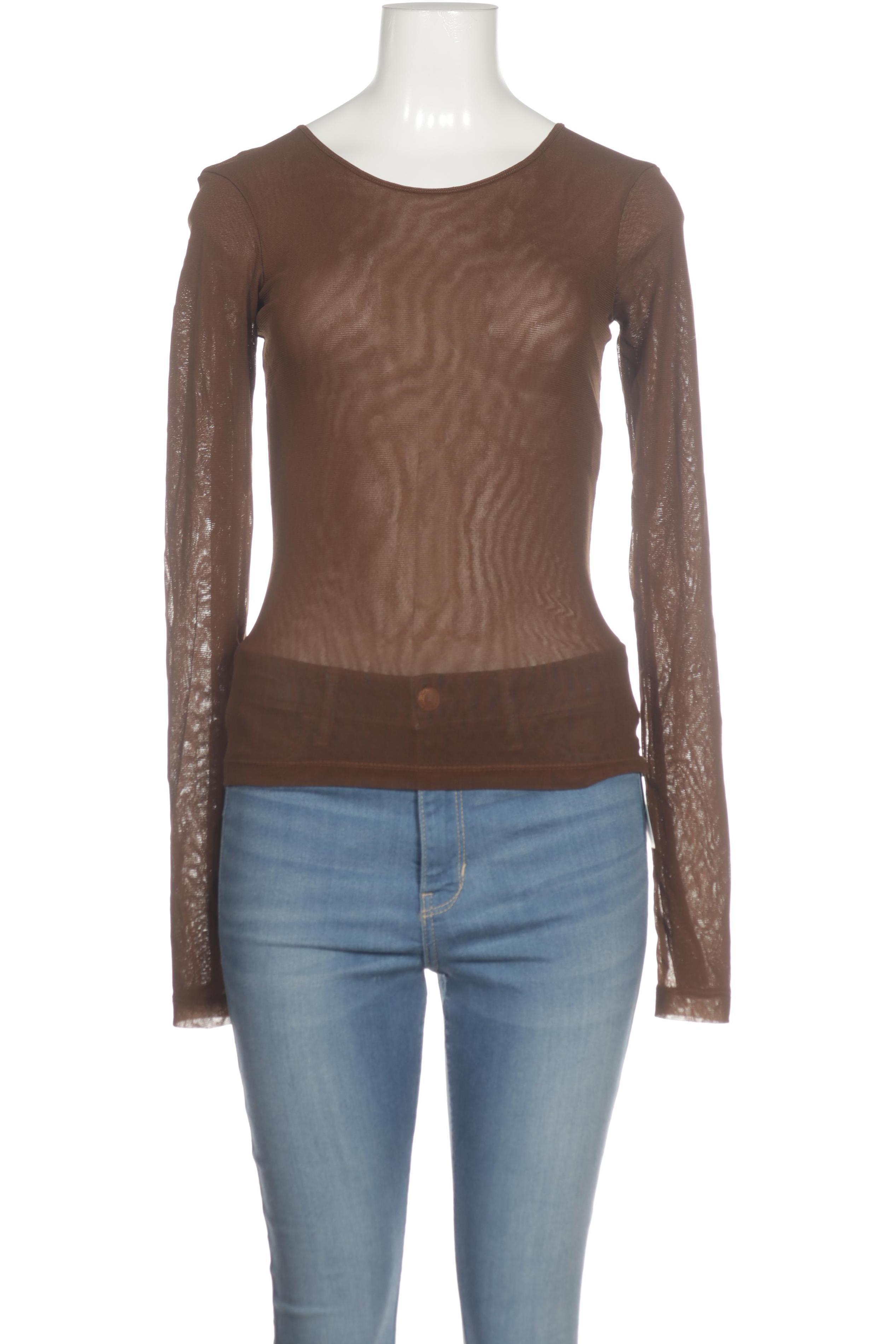 

Plein SUD Jeanius Damen Langarmshirt, braun, Gr. 38