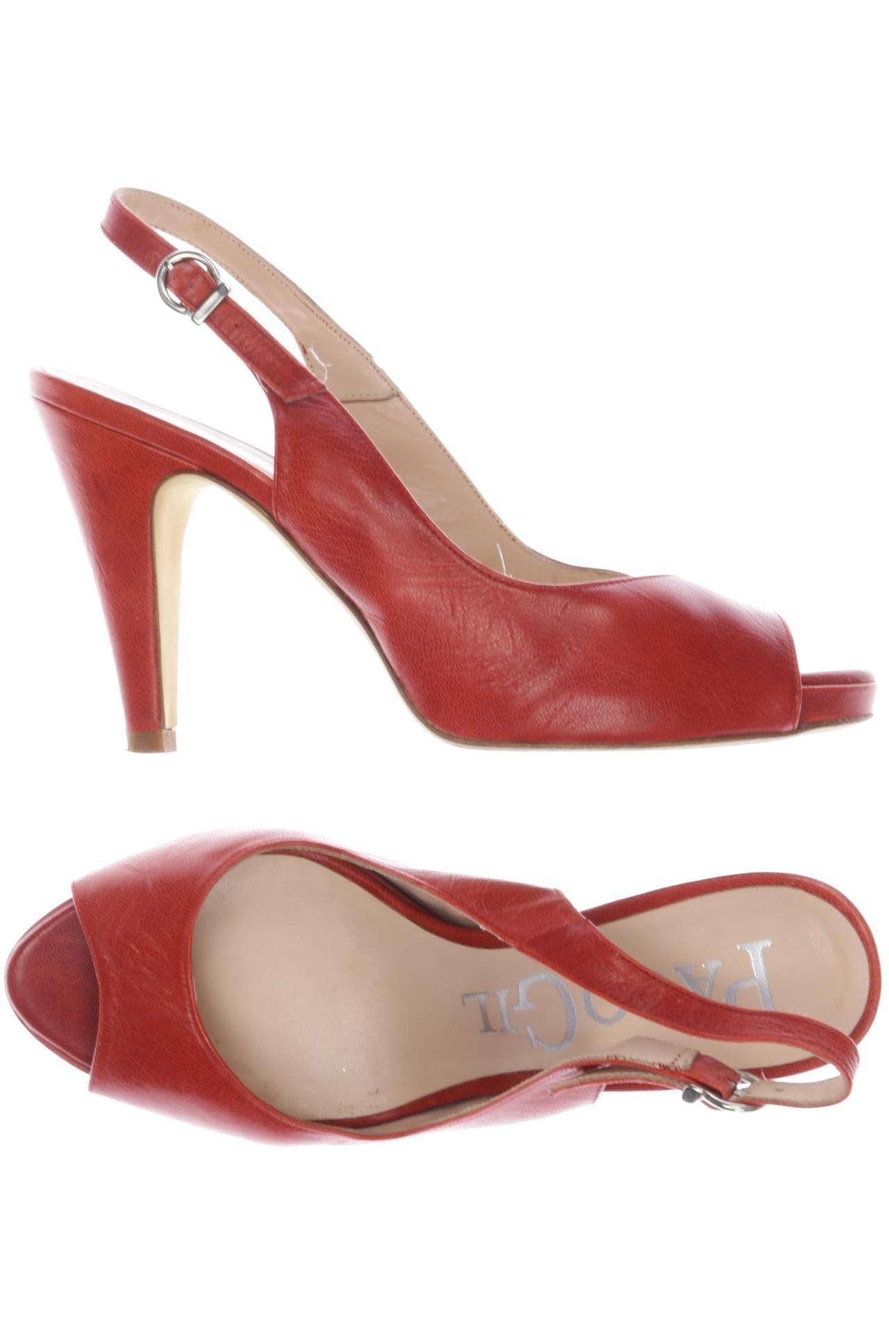 

Paco Gil Damen Sandale, rot, Gr. 37.5