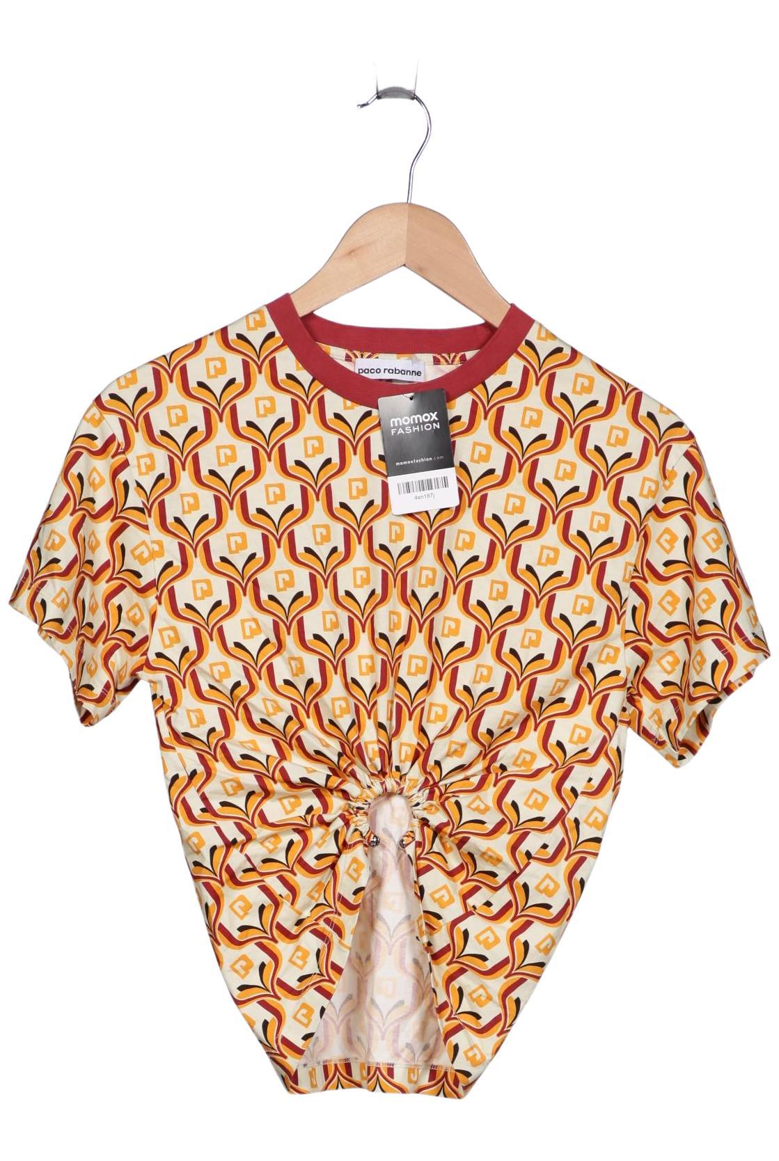 

Paco Rabanne Damen T-Shirt, gelb, Gr. 36