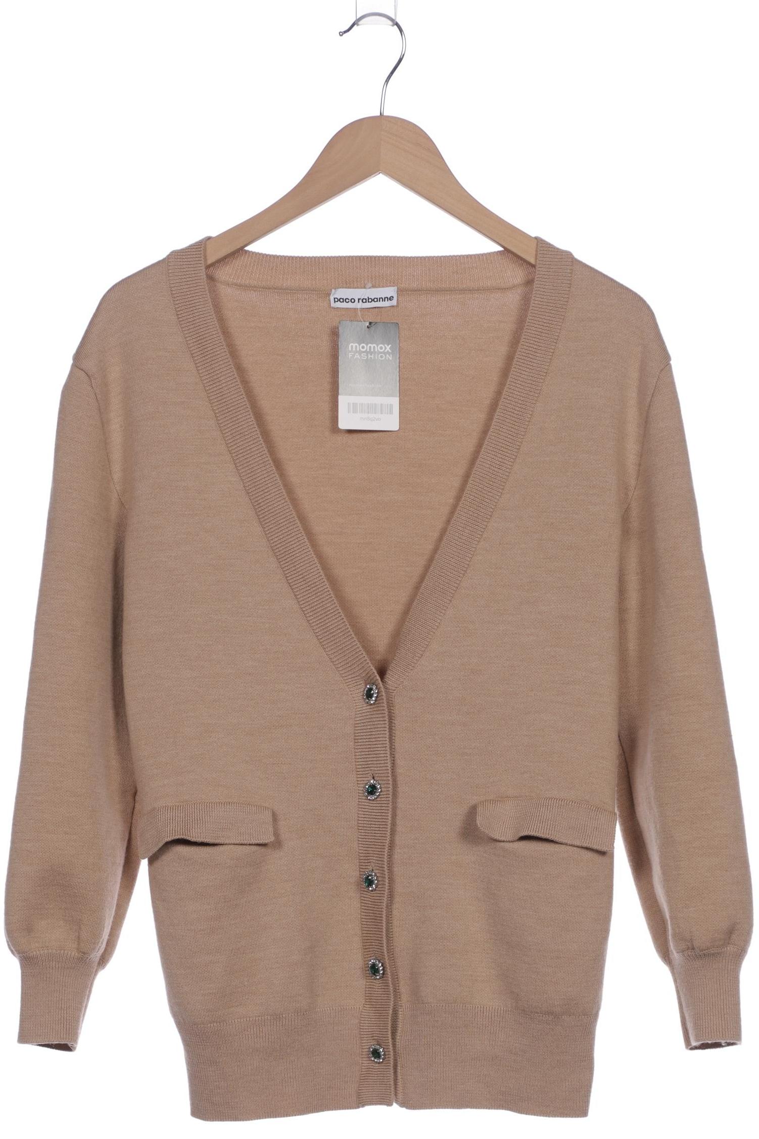 

Paco Rabanne Damen Strickjacke, beige, Gr. 34