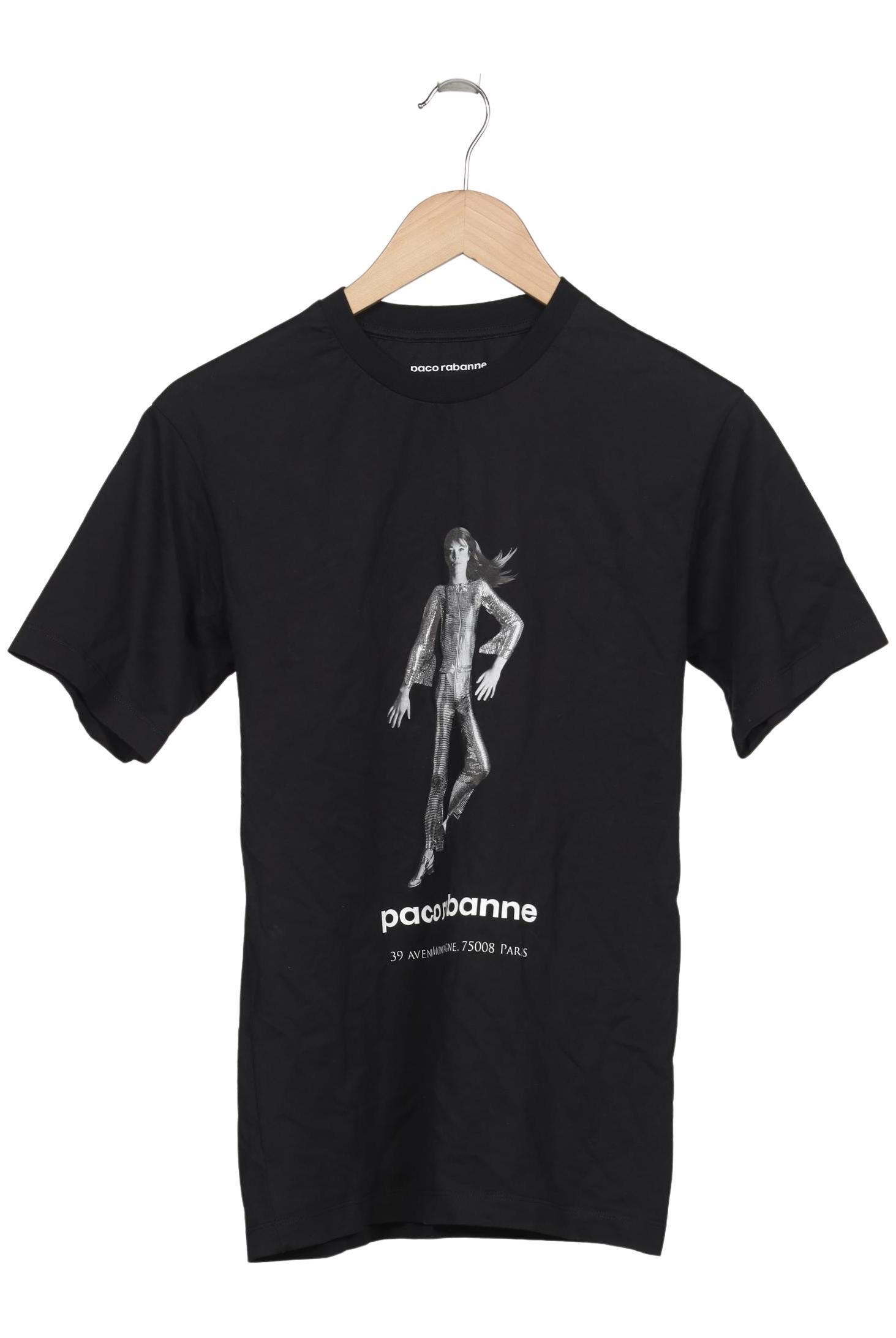 

Paco Rabanne Damen T-Shirt, schwarz, Gr. 38