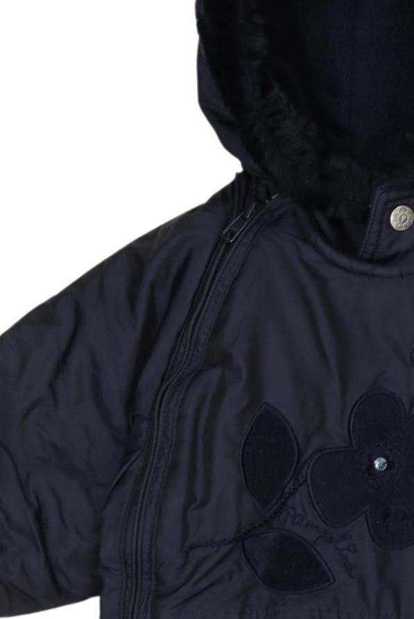 Thumbnail - Pampolina Mädchen Schneeanzug, marineblau, Gr. 80