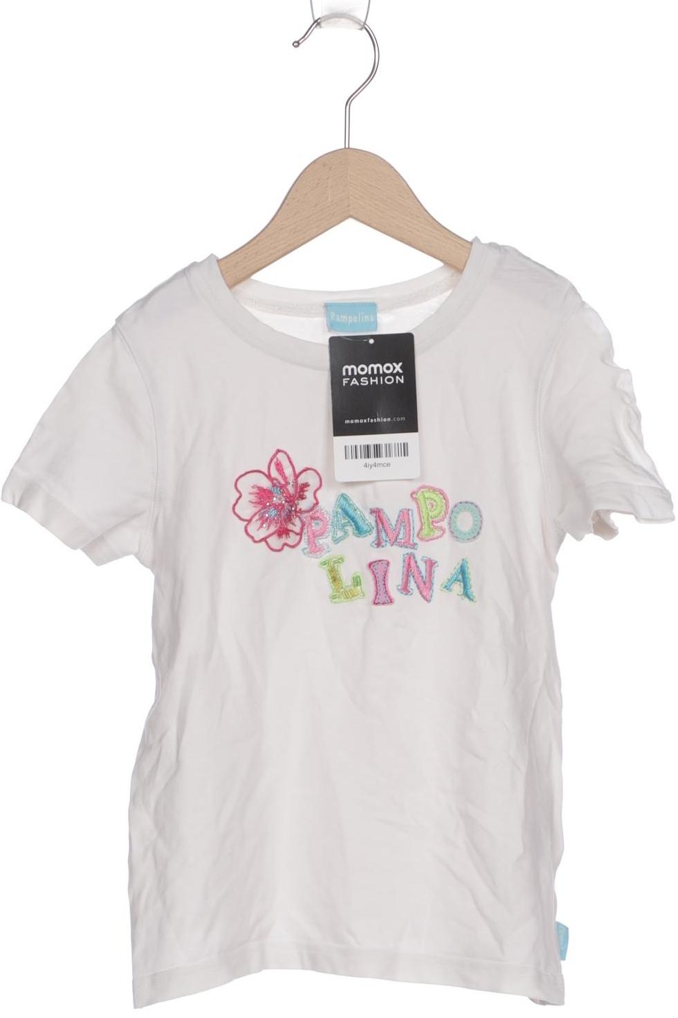 

Pampolina Mädchen T-Shirt, weiß, Gr. 128