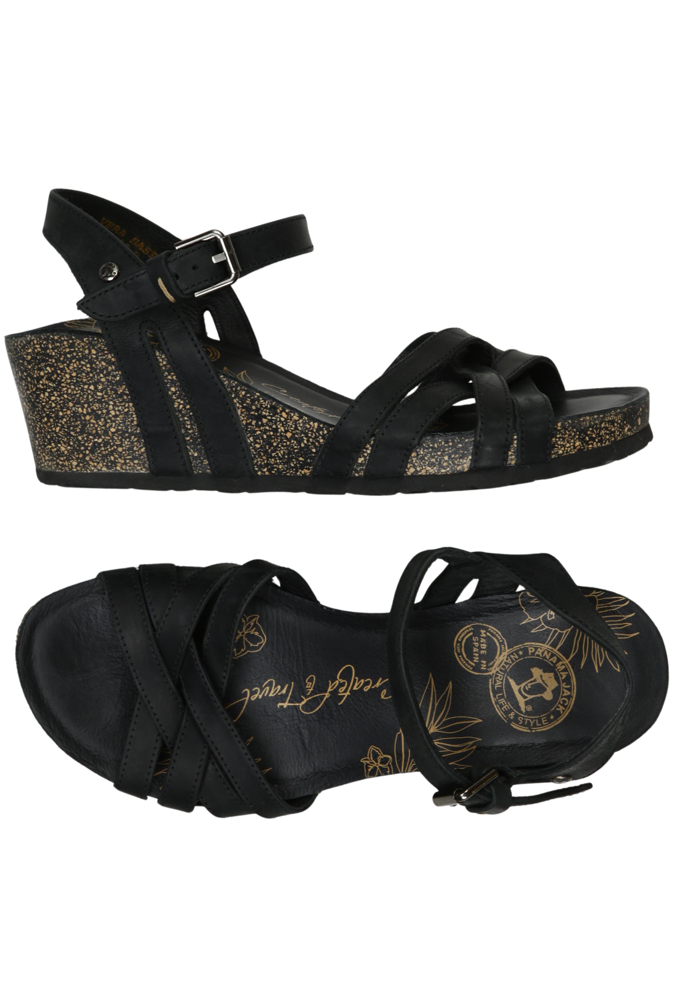 

Panama Jack Damen Sandale, schwarz, Gr. 38