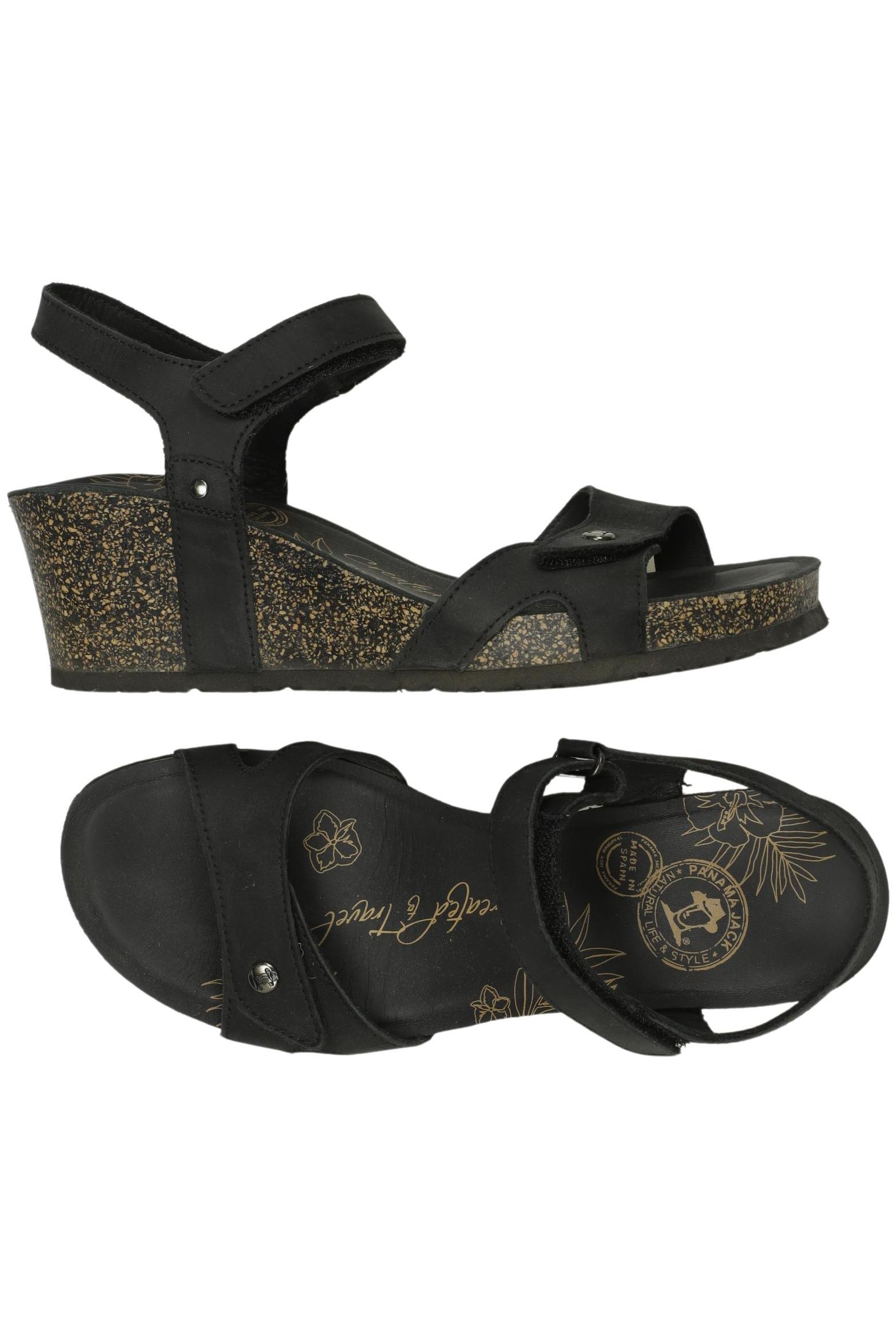 

Panama Jack Damen Sandale, schwarz, Gr. 38