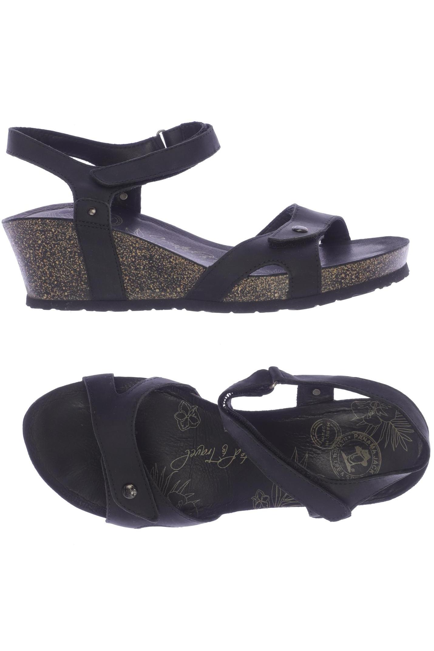

Panama Jack Damen Sandale, schwarz, Gr. 40