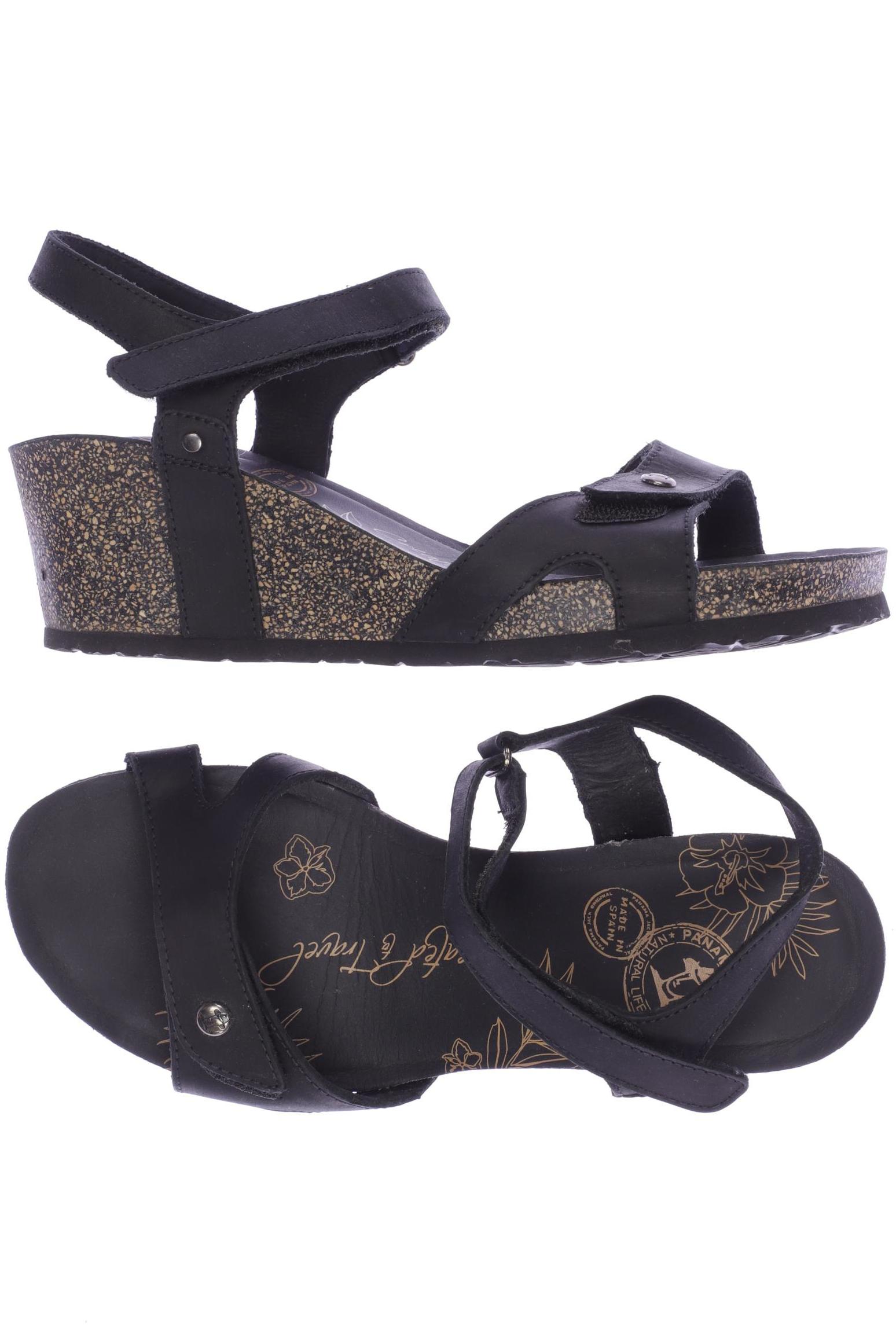 

Panama Jack Damen Sandale, schwarz, Gr. 38