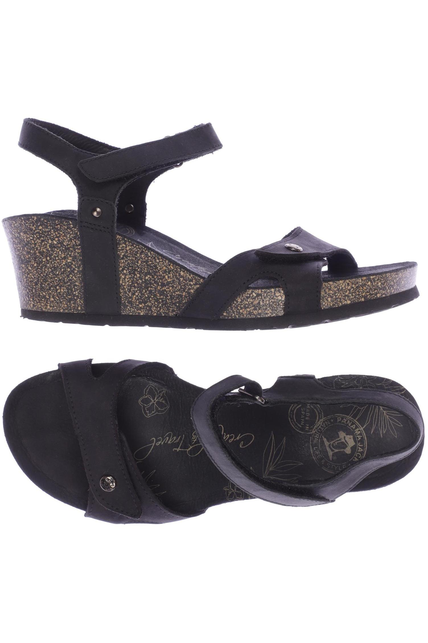 

Panama Jack Damen Sandale, schwarz, Gr. 37