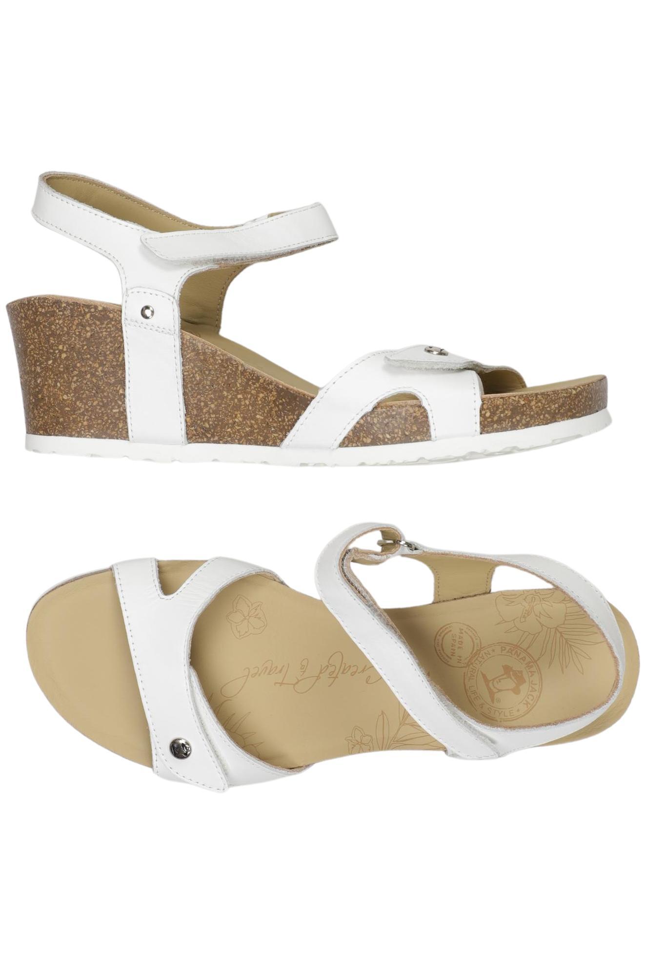 

Panama Jack Damen Sandale, weiß, Gr. 40