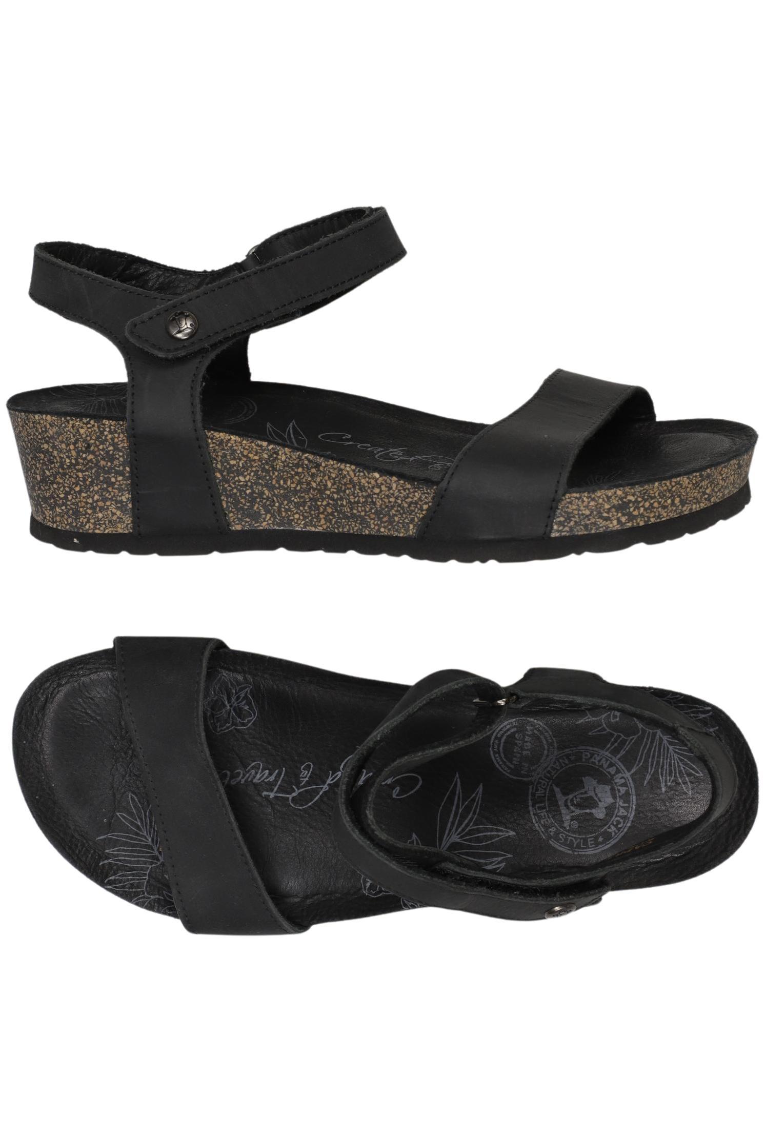 

Panama Jack Damen Sandale, schwarz, Gr. 36