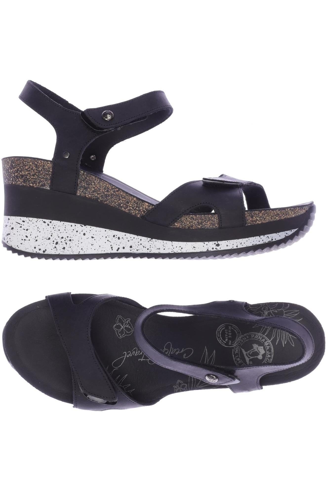 

Panama Jack Damen Sandale, schwarz, Gr. 41