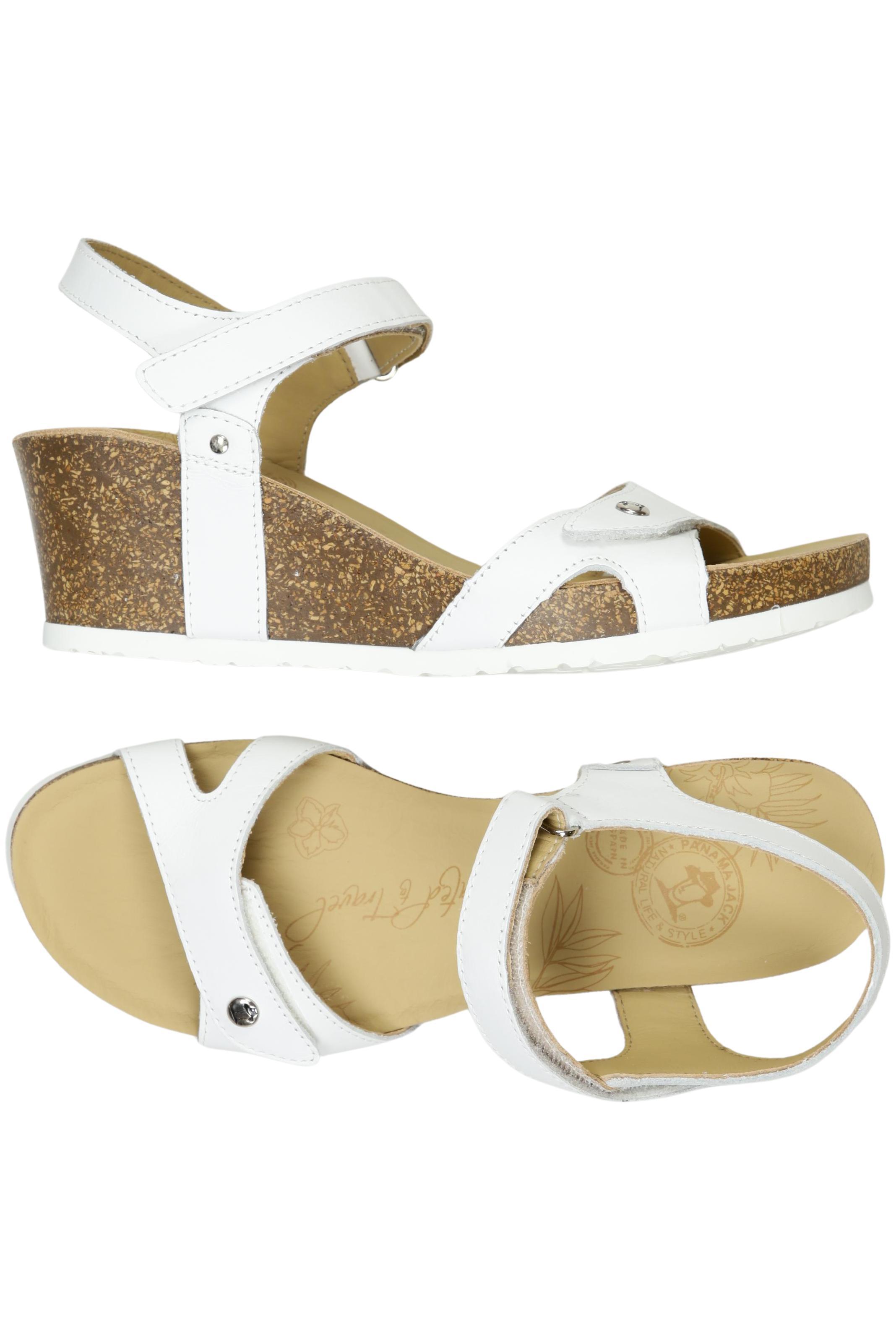 

Panama Jack Damen Sandale, weiß, Gr. 40