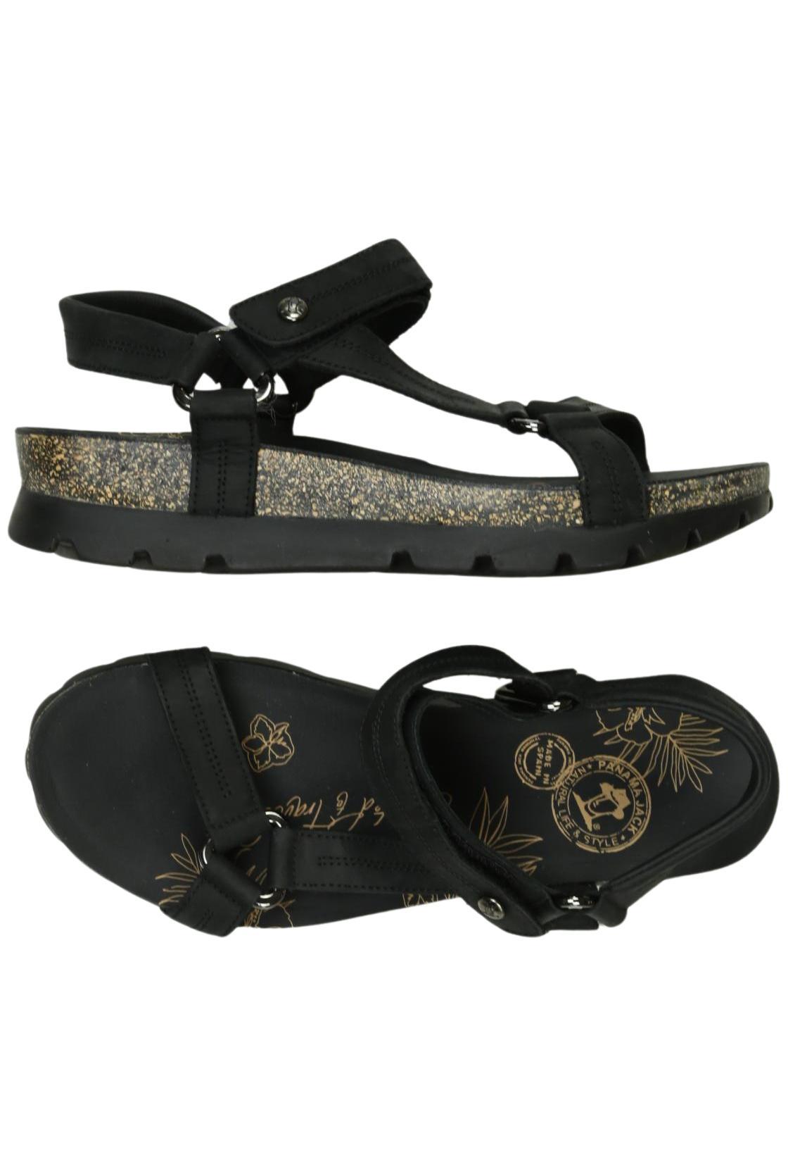

Panama Jack Damen Sandale, schwarz, Gr. 38