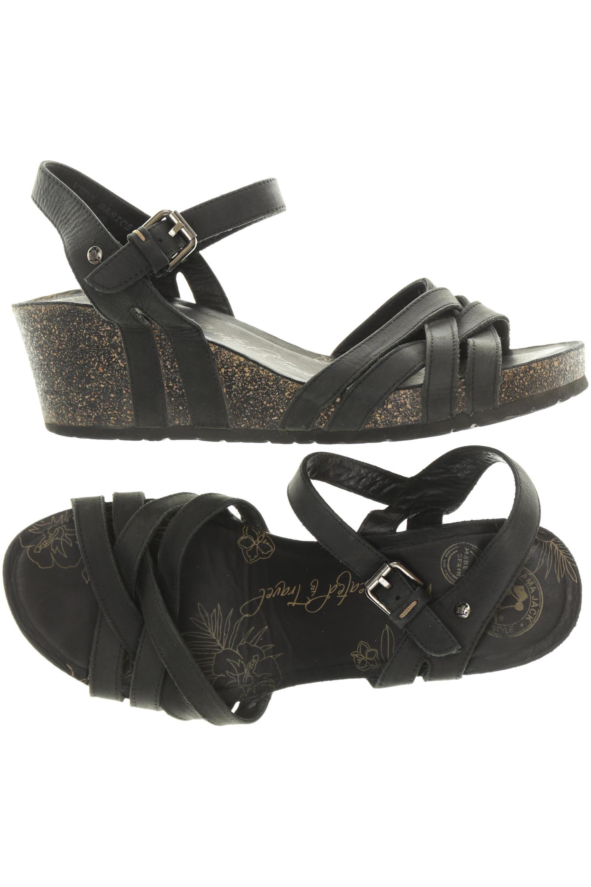 

Panama Jack Damen Sandale, schwarz, Gr. 40