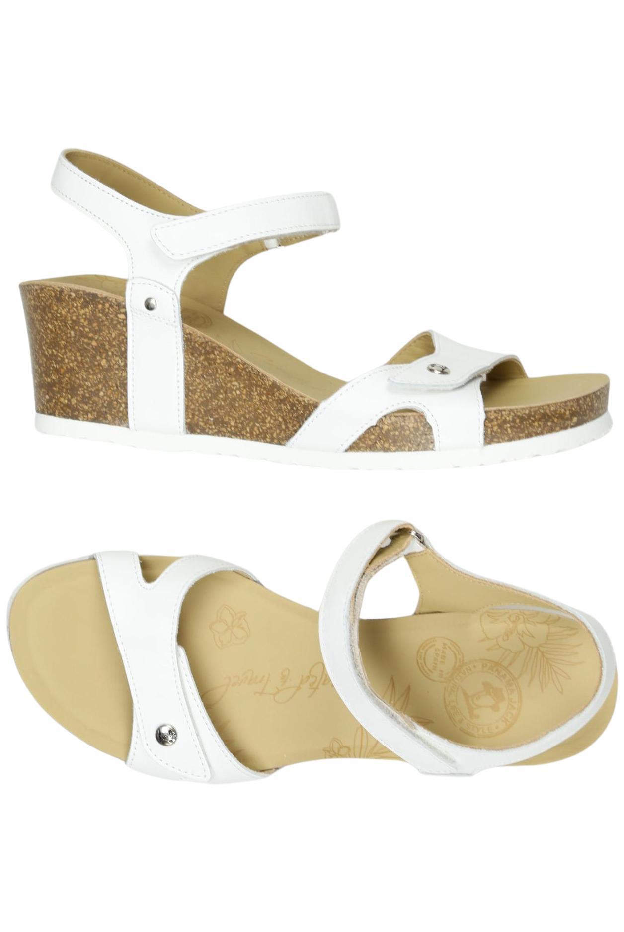 

Panama Jack Damen Sandale, weiß, Gr. 40