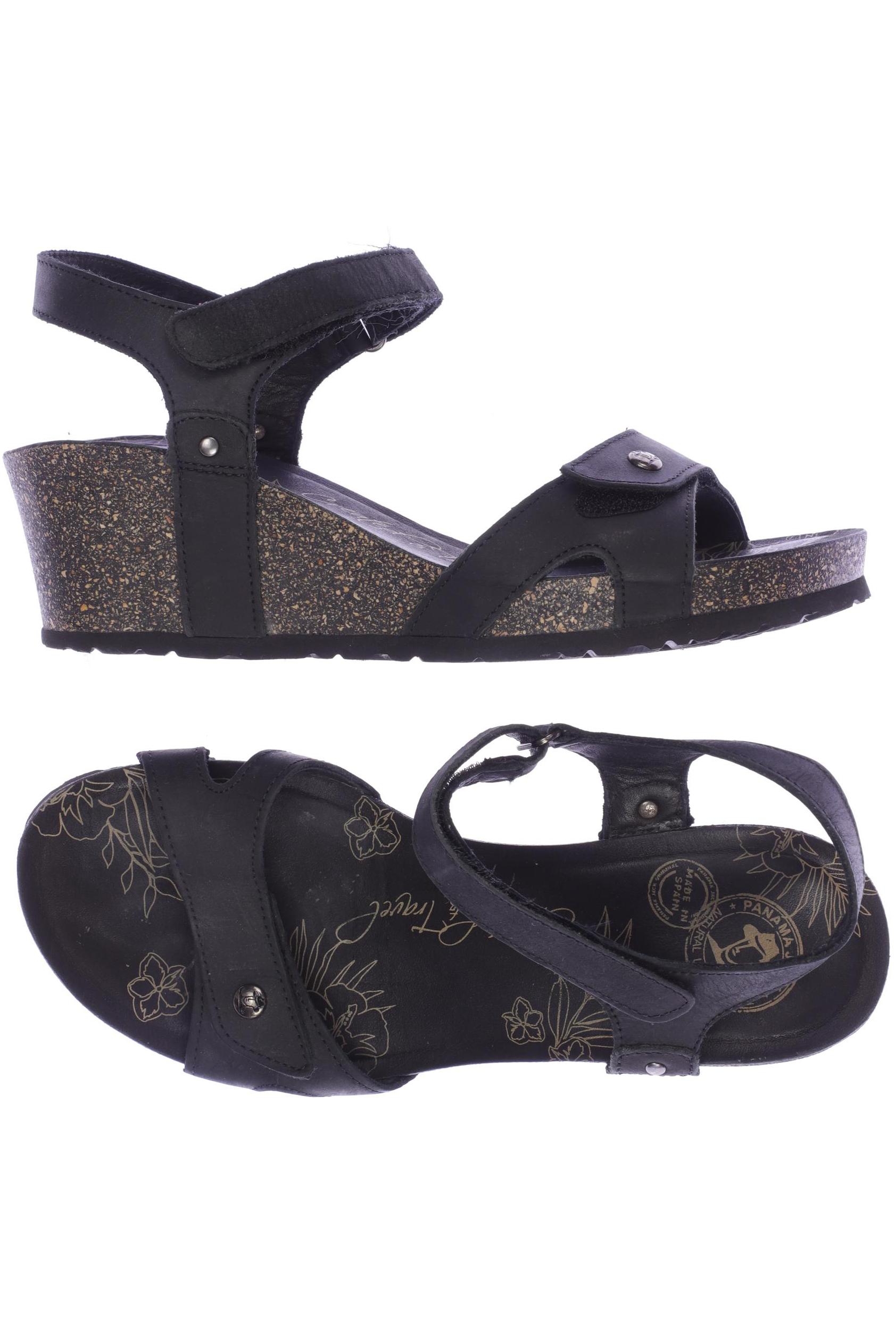 

Panama Jack Damen Sandale, schwarz, Gr. 38