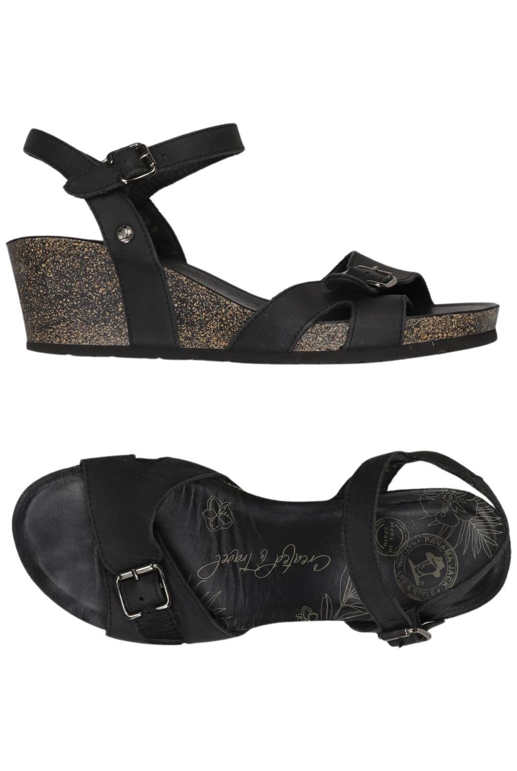 

Panama Jack Damen Sandale, schwarz, Gr. 40