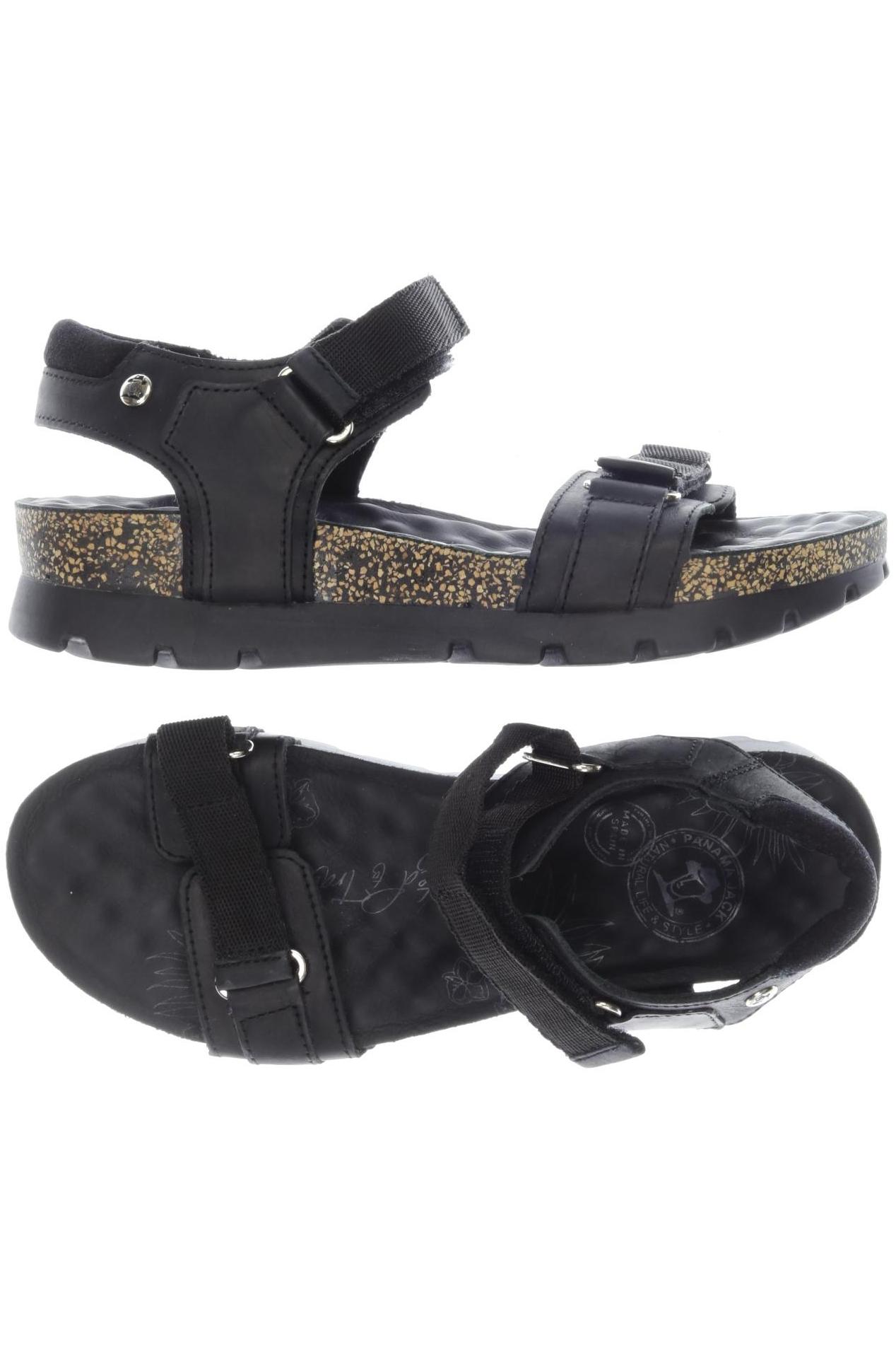 

Panama Jack Damen Sandale, schwarz, Gr. 37