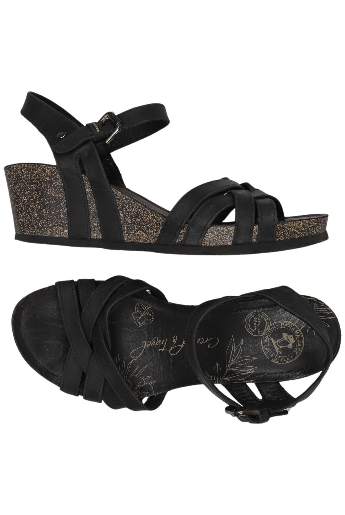 

Panama Jack Damen Sandale, schwarz, Gr. 40