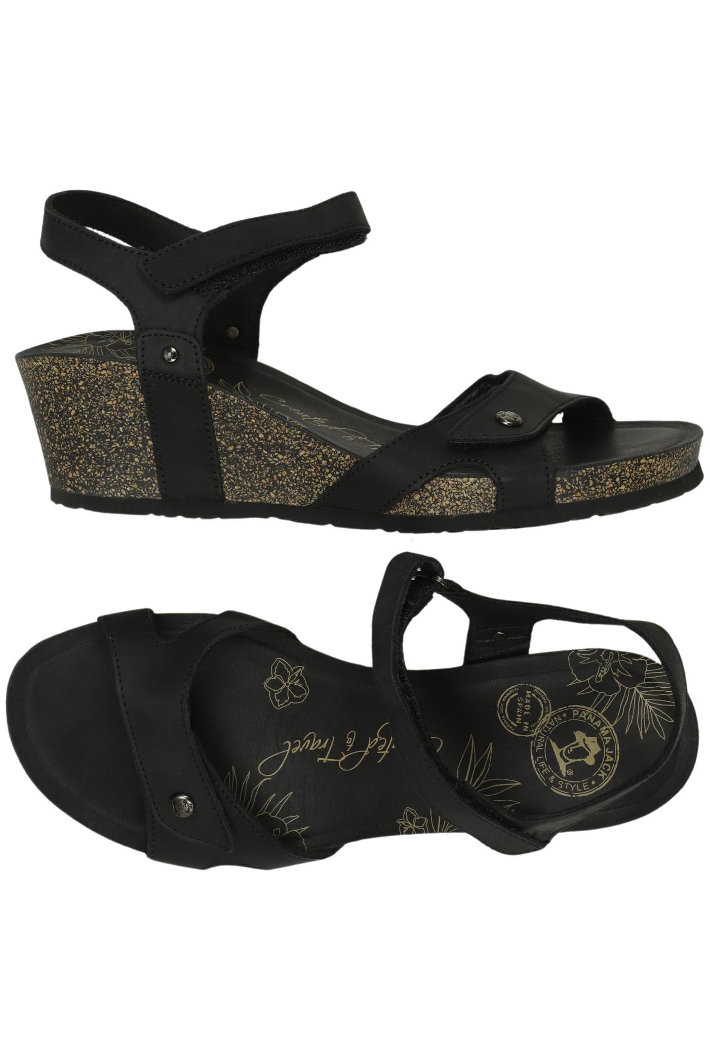 

Panama Jack Damen Sandale, schwarz, Gr. 40