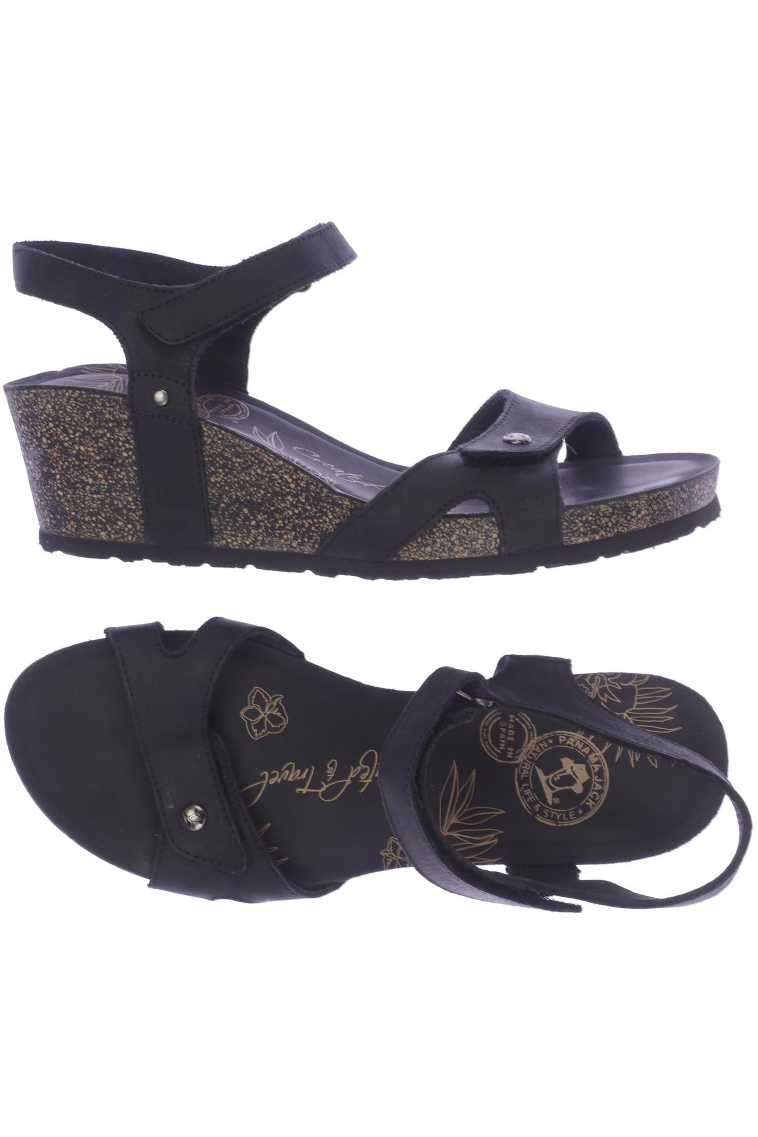 

Panama Jack Damen Sandale, schwarz, Gr. 40