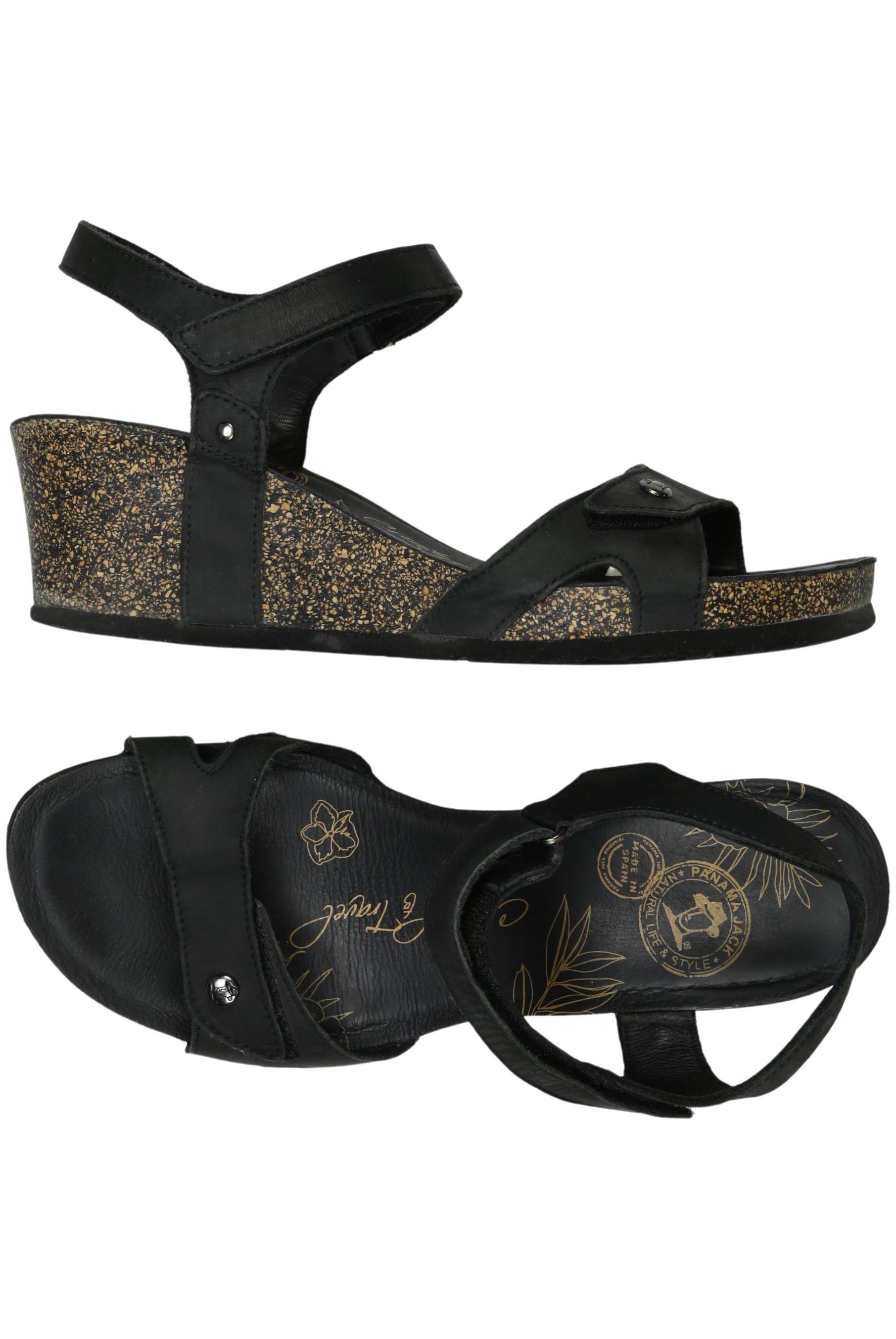 

Panama Jack Damen Sandale, schwarz, Gr. 40