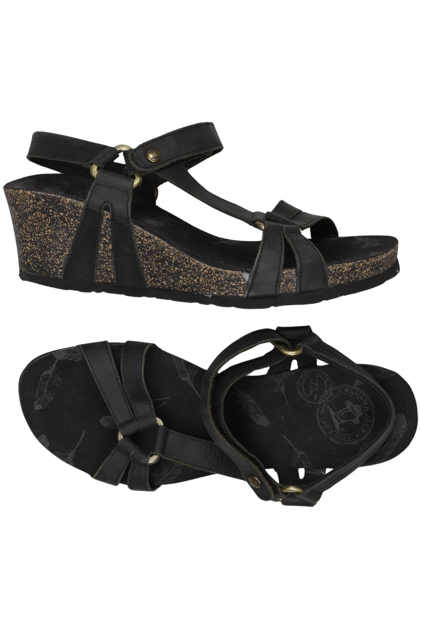 

Panama Jack Damen Sandale, schwarz, Gr. 40