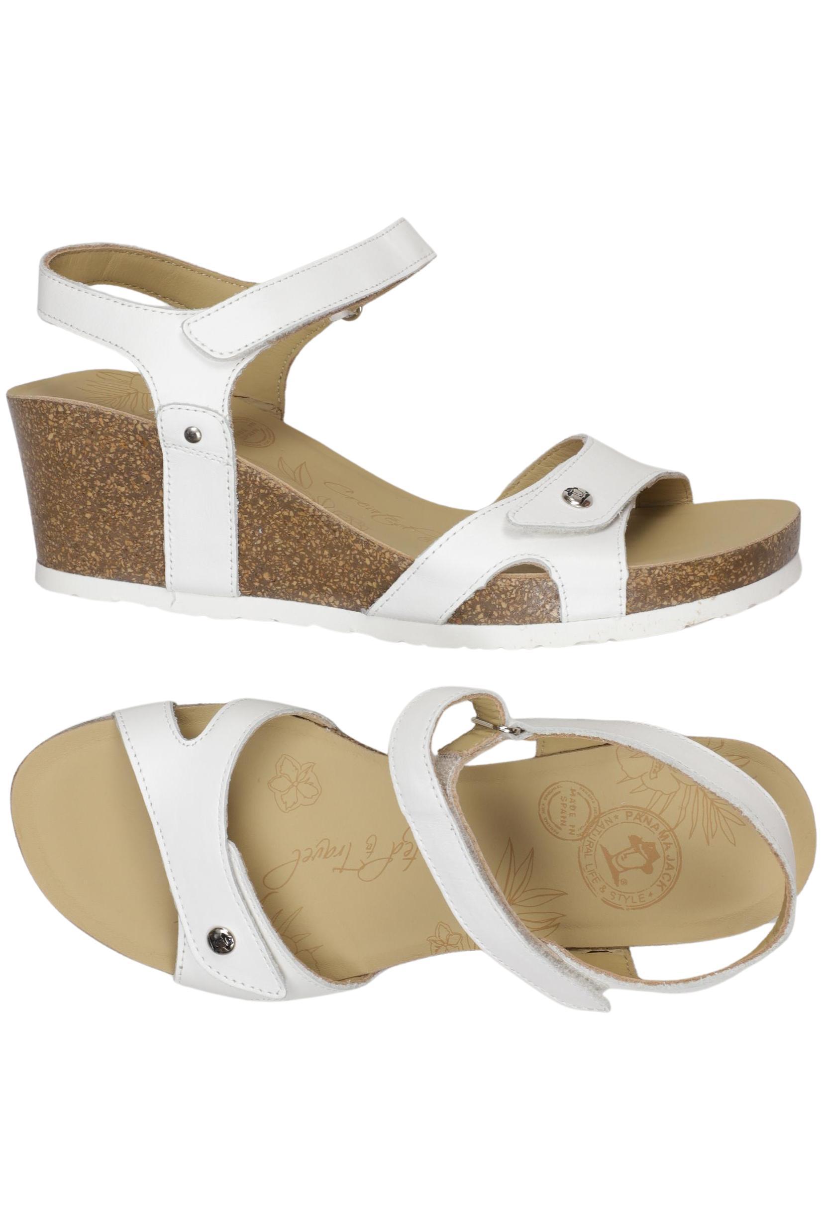

Panama Jack Damen Sandale, weiß, Gr. 40