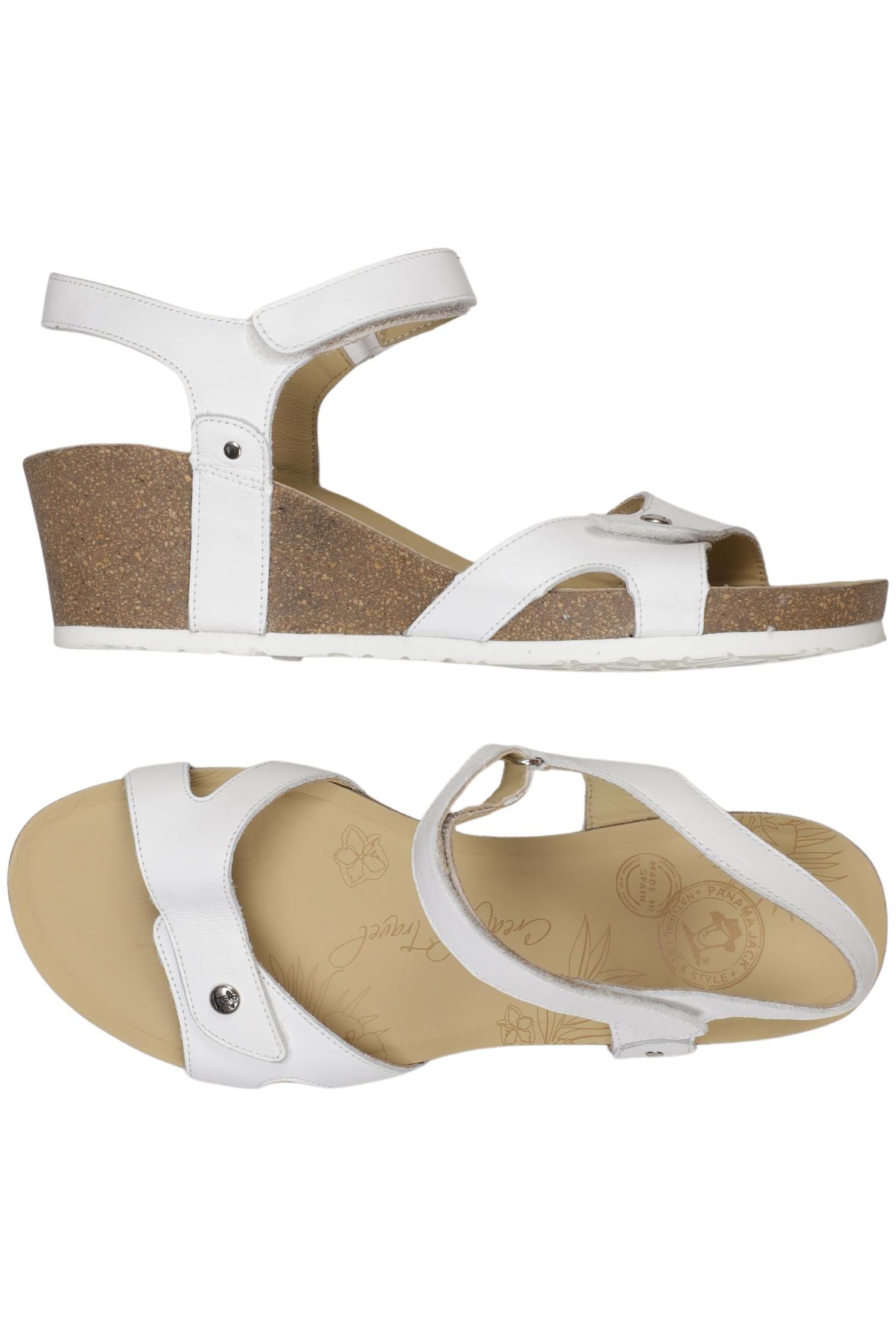 

Panama Jack Damen Sandale, weiß, Gr. 42