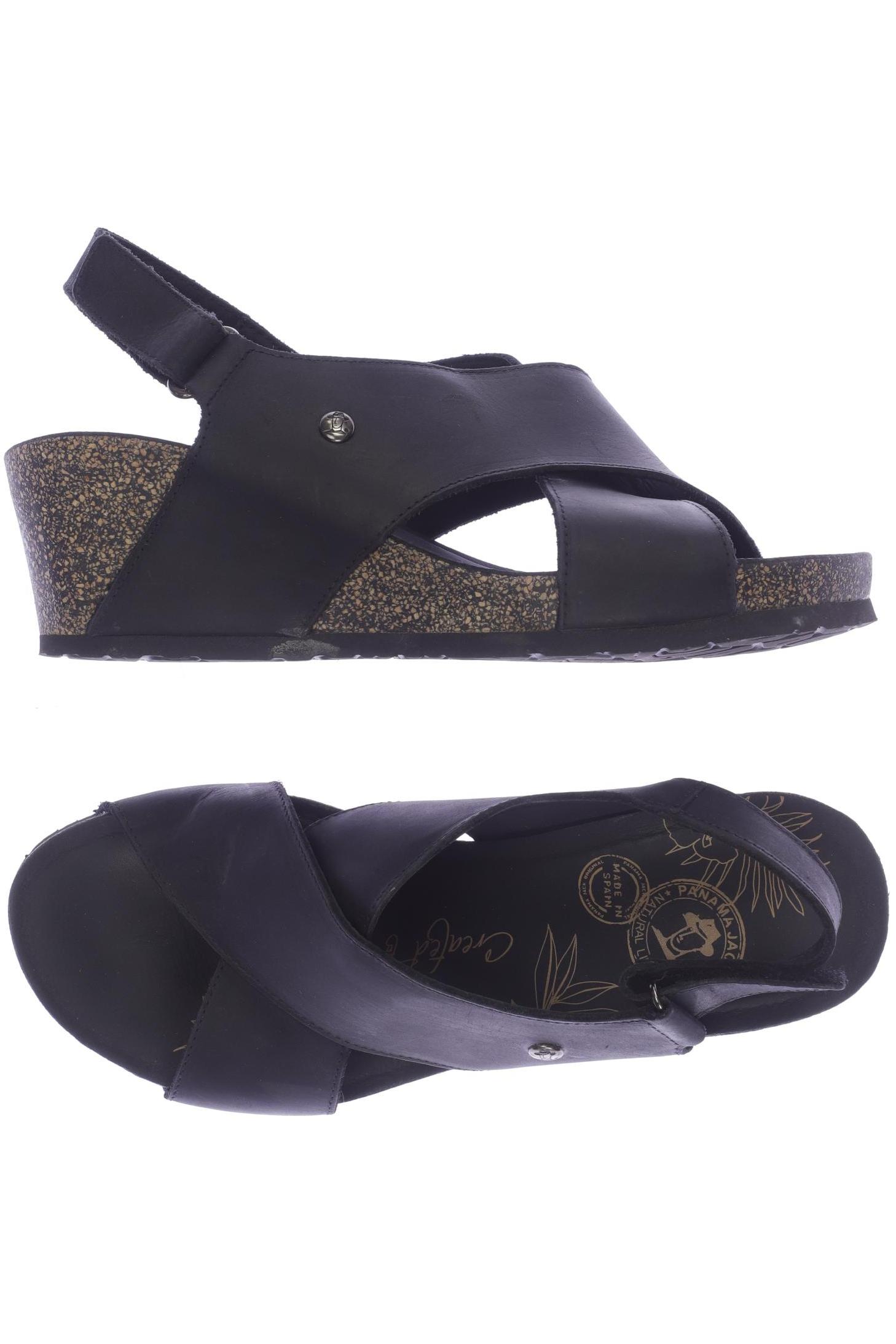 

Panama Jack Damen Sandale, schwarz, Gr. 38
