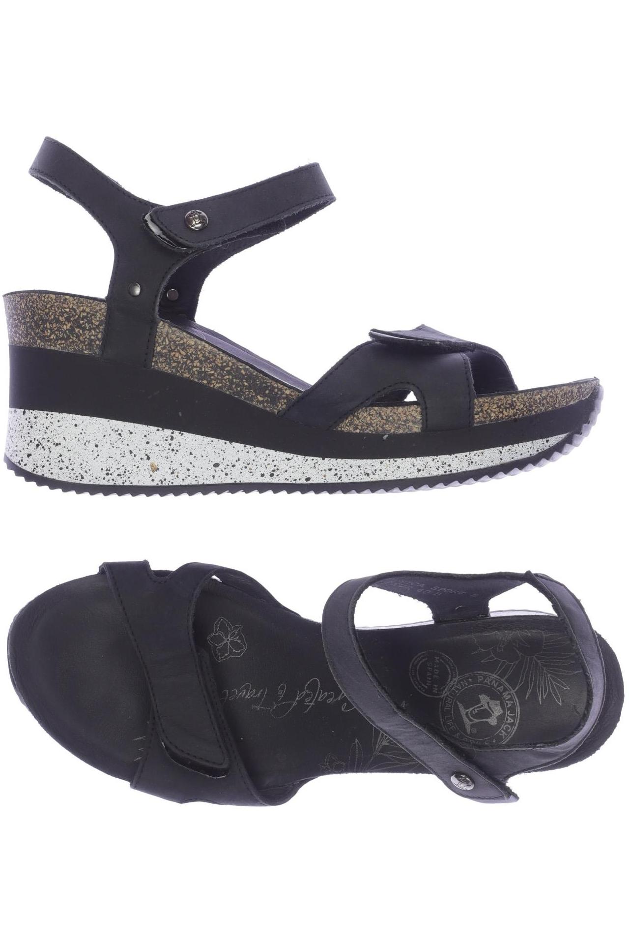 

Panama Jack Damen Sandale, schwarz, Gr. 40