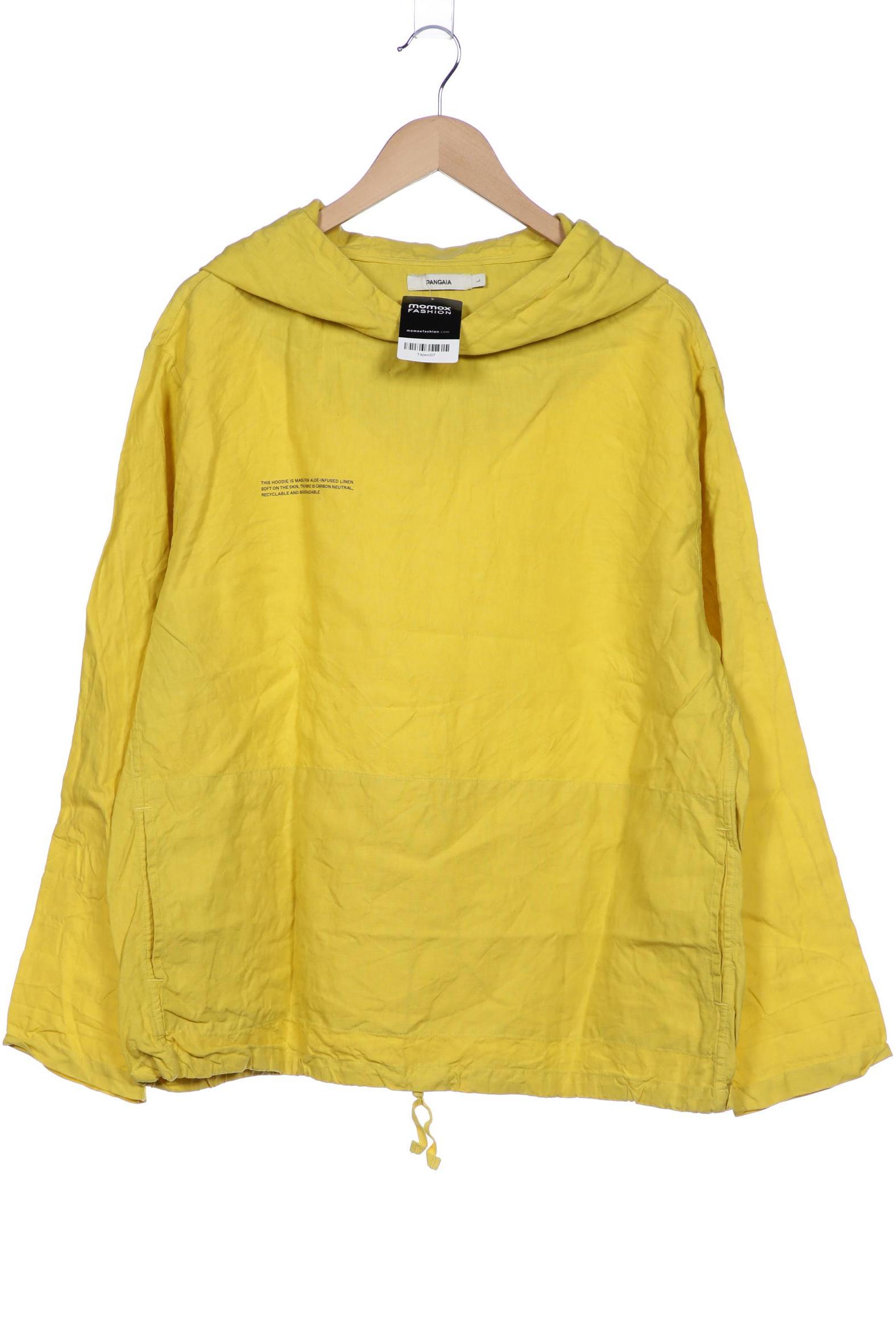 

Pangaia Damen Kapuzenpullover, gelb, Gr. 42