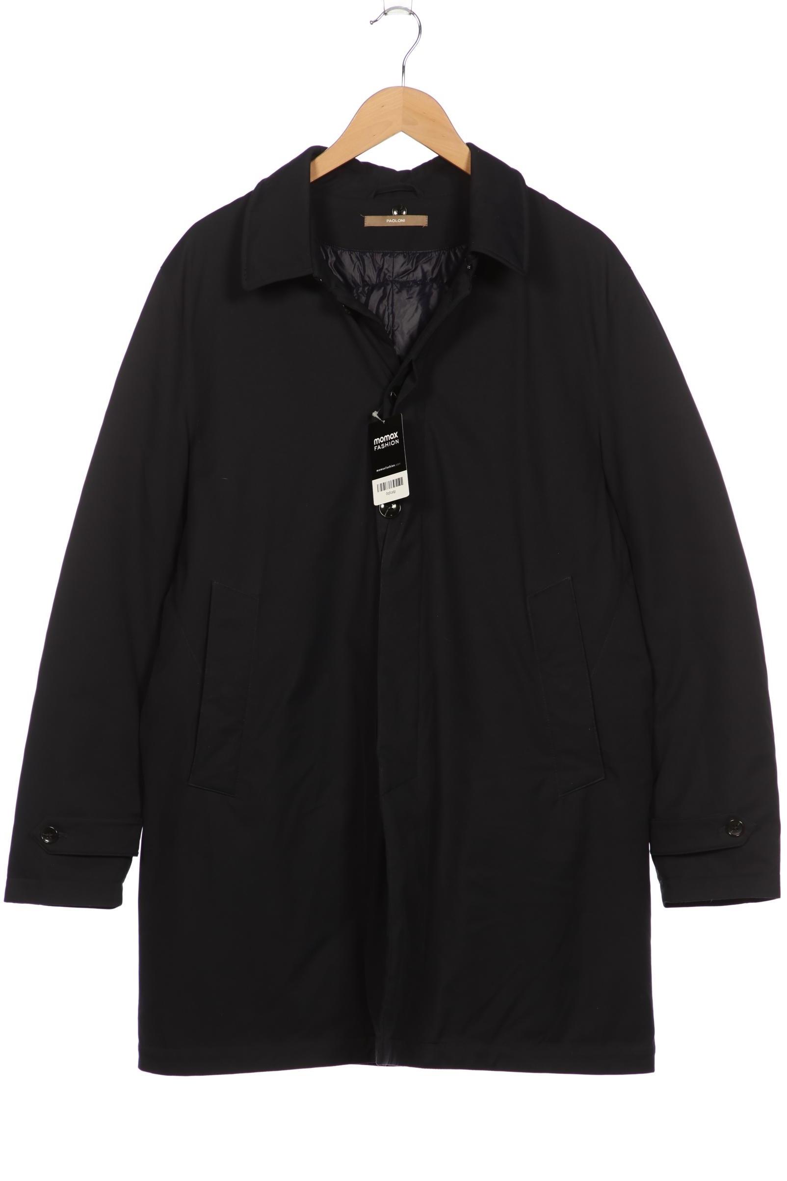 

Paoloni Herren Mantel, marineblau, Gr. 48