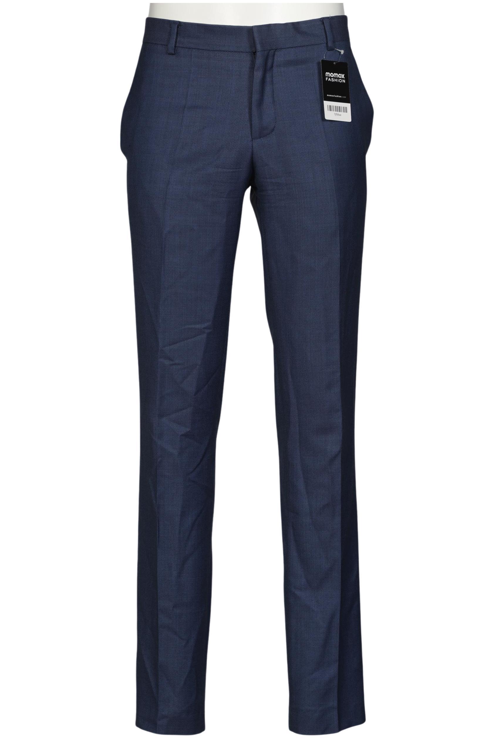 Thumbnail - Paoloni Herren Stoffhose, marineblau, Gr. 33