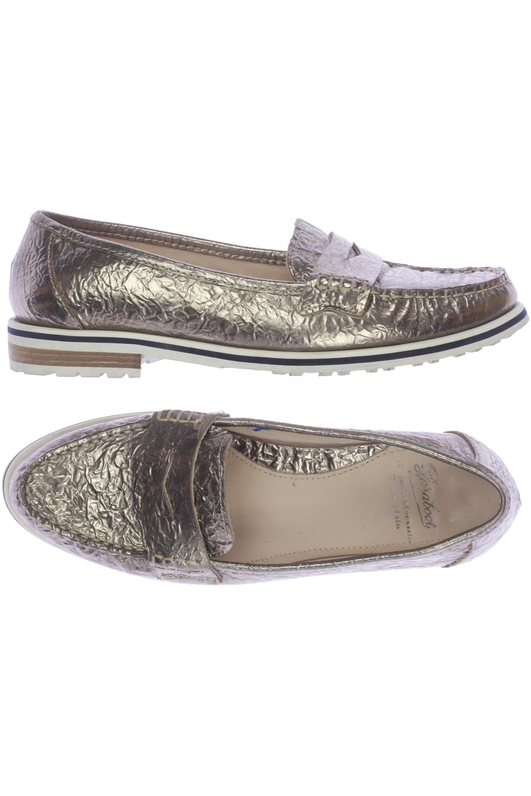 

Paraboot Damen Halbschuh, gold, Gr. 5