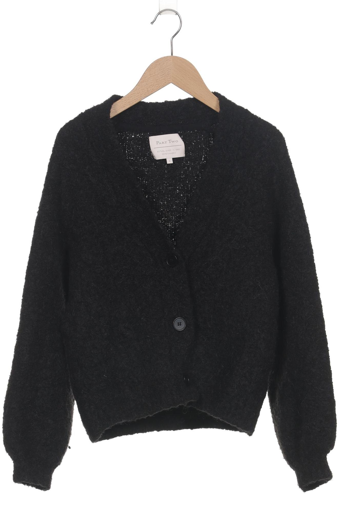 Thumbnail - Part Two Damen Strickjacke, schwarz, Gr. 36