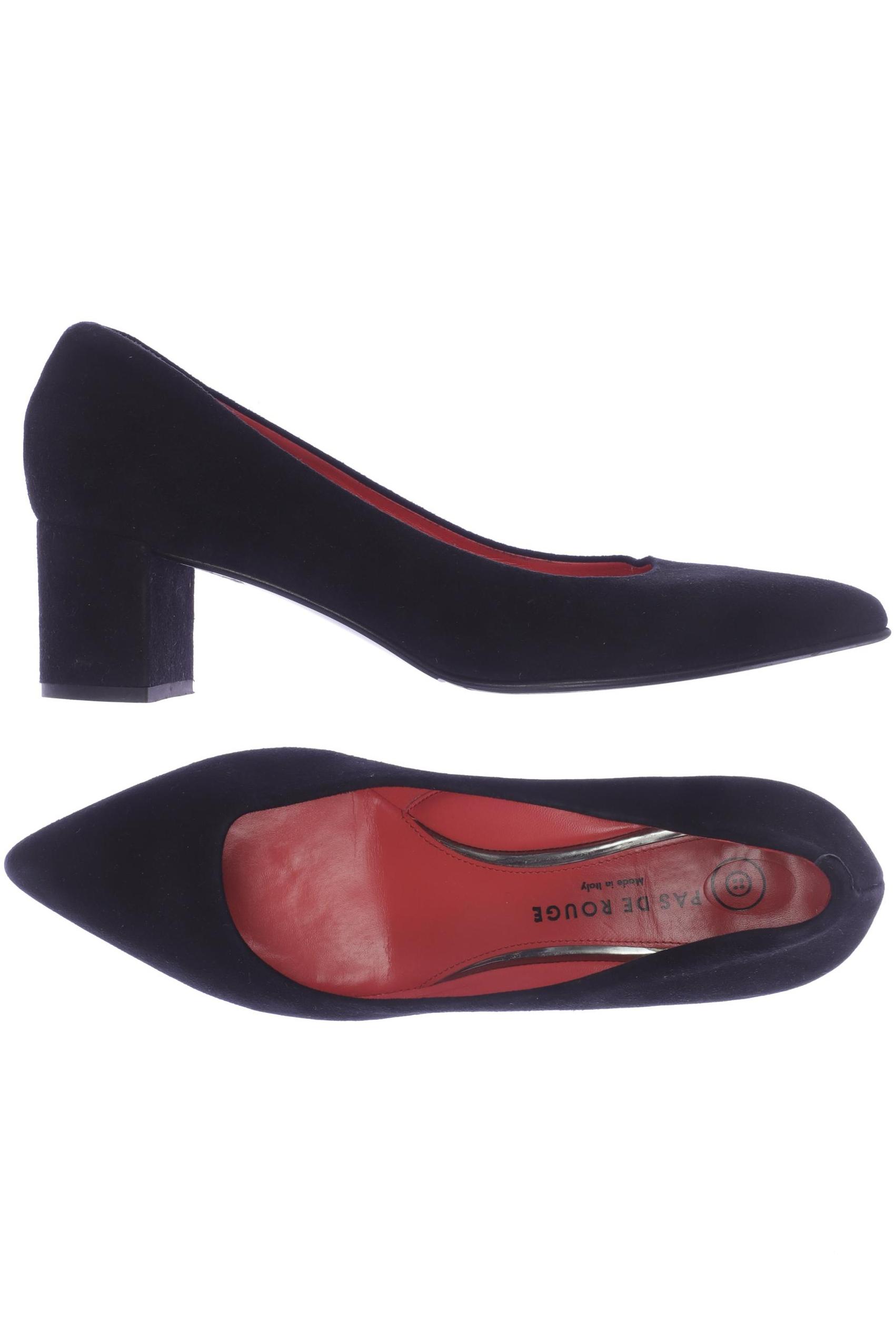 

pas de rouge Damen Pumps, schwarz, Gr. 40