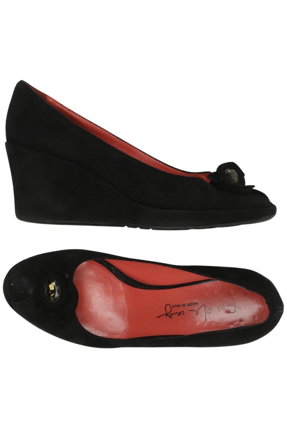 

pas de rouge Damen Pumps, schwarz, Gr. 39.5