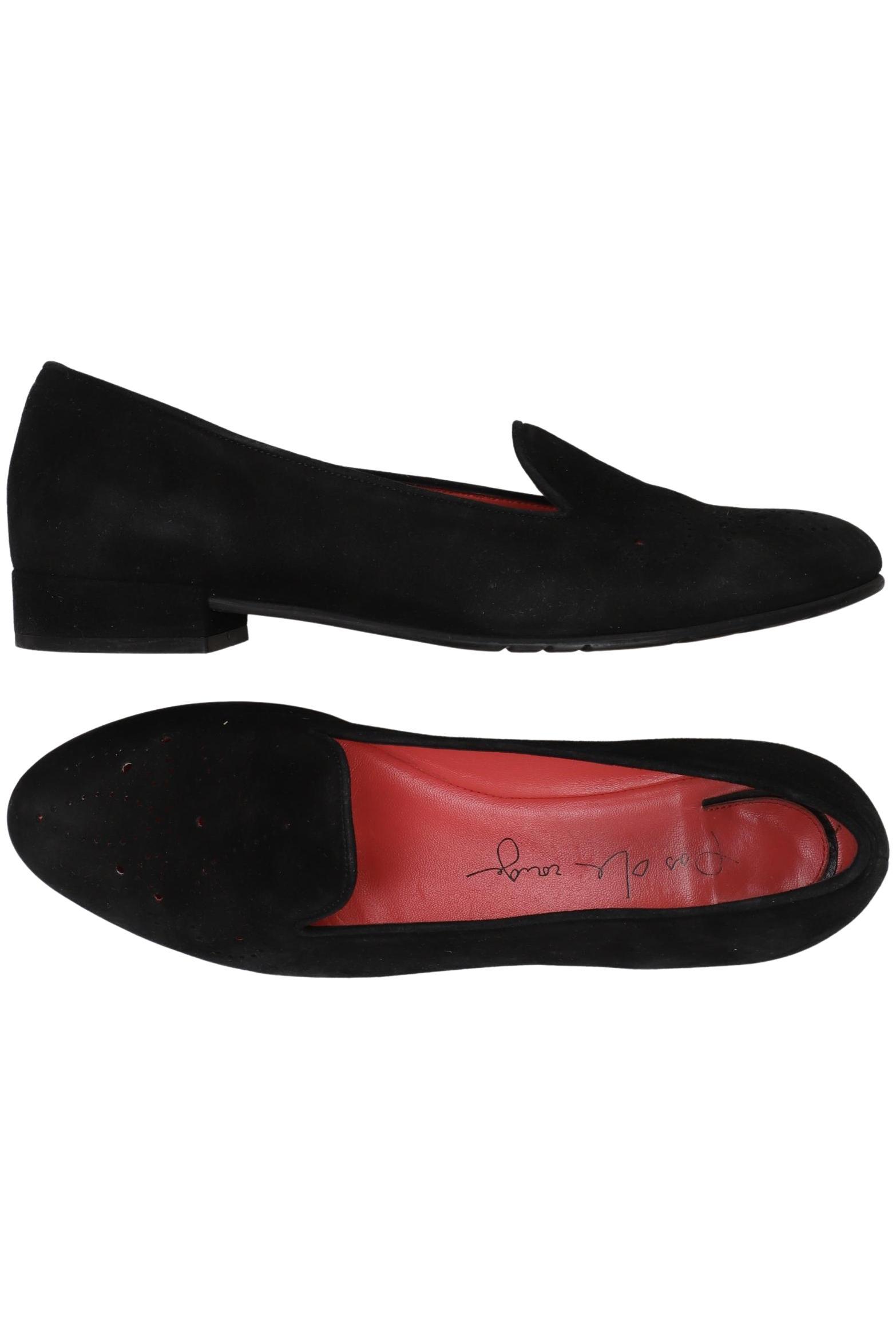 

pas de rouge Damen Halbschuh, schwarz, Gr. 39.5