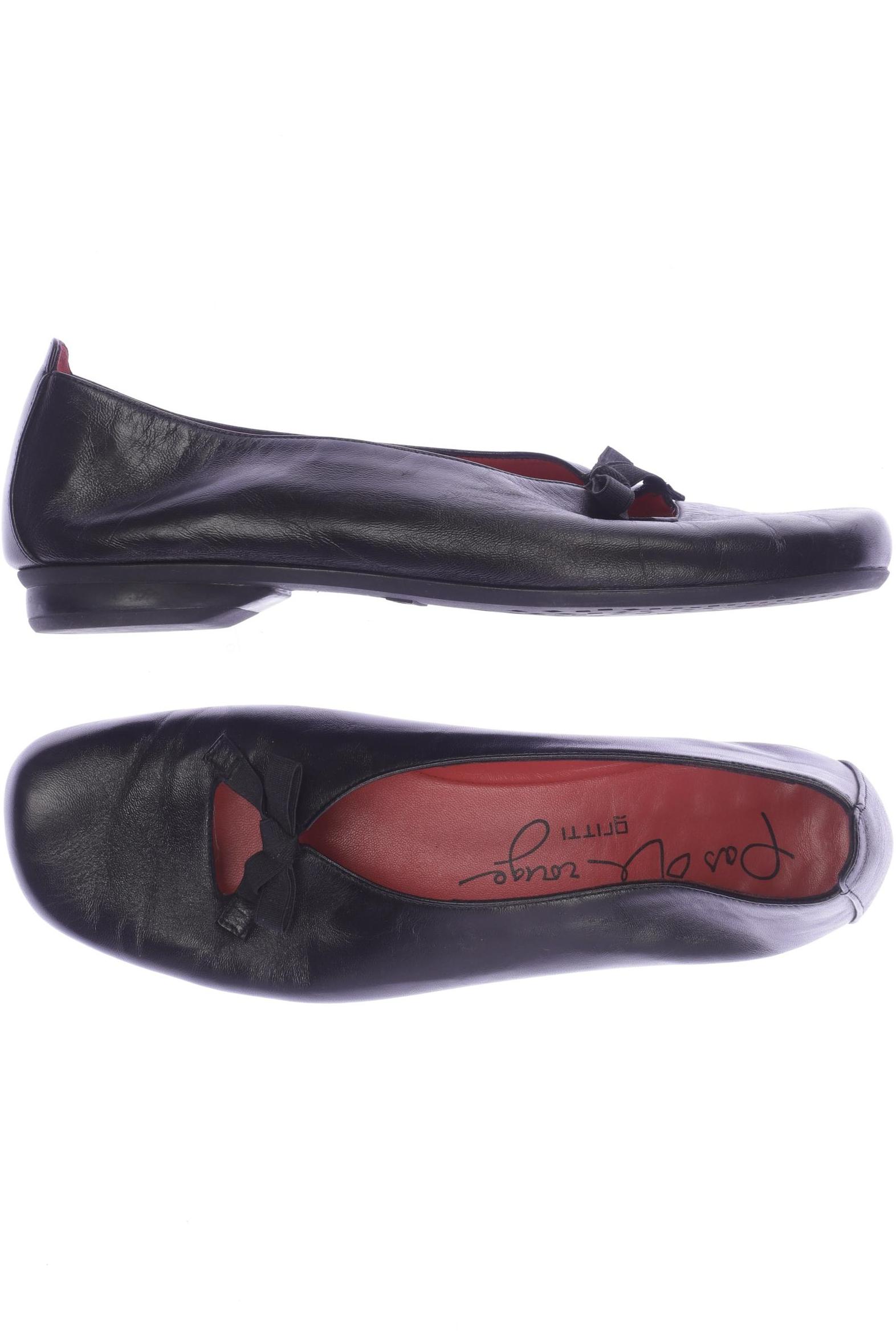 

pas de rouge Damen Ballerinas, schwarz