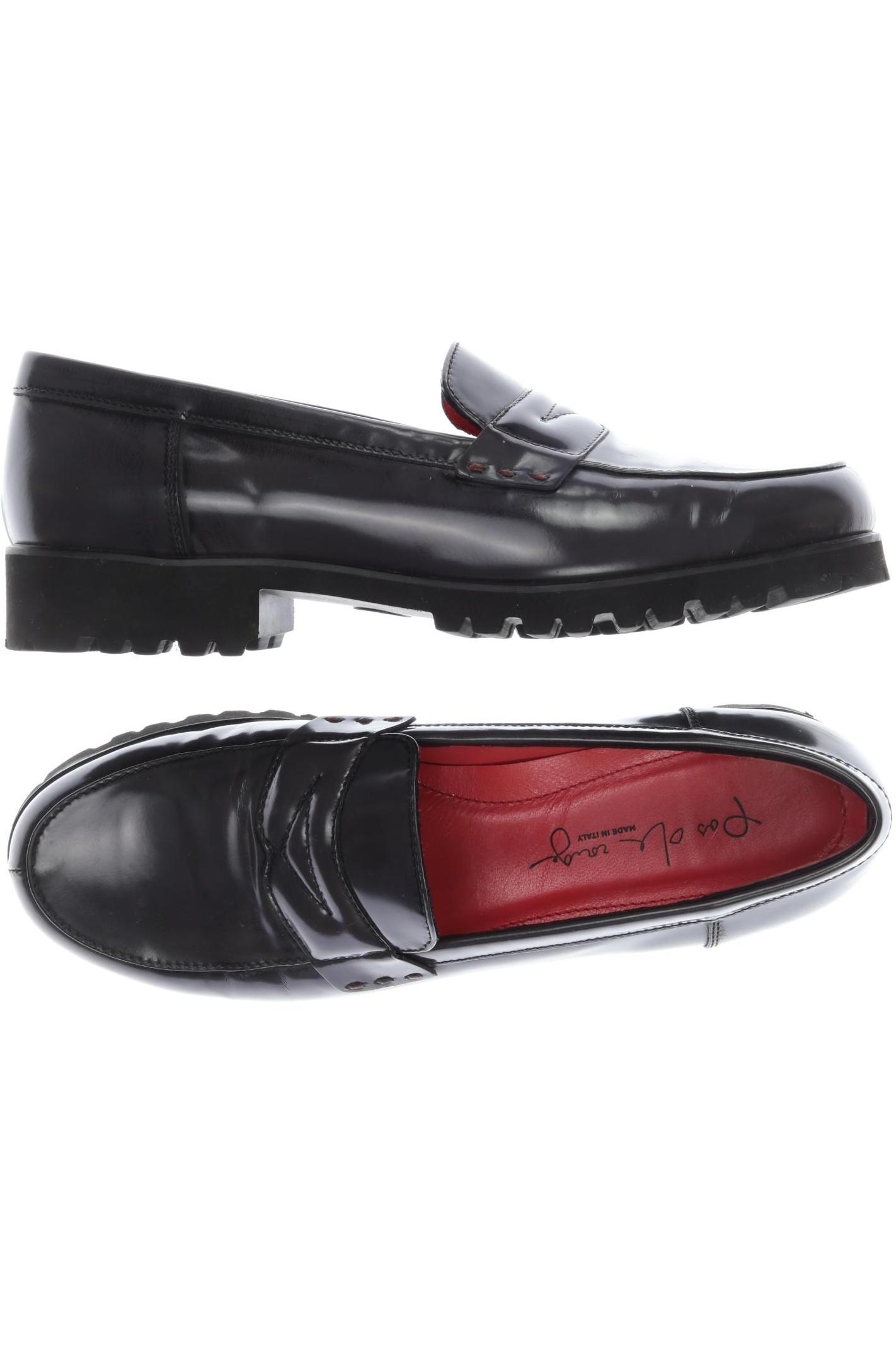 

pas de rouge Damen Halbschuh, grau, Gr. 40