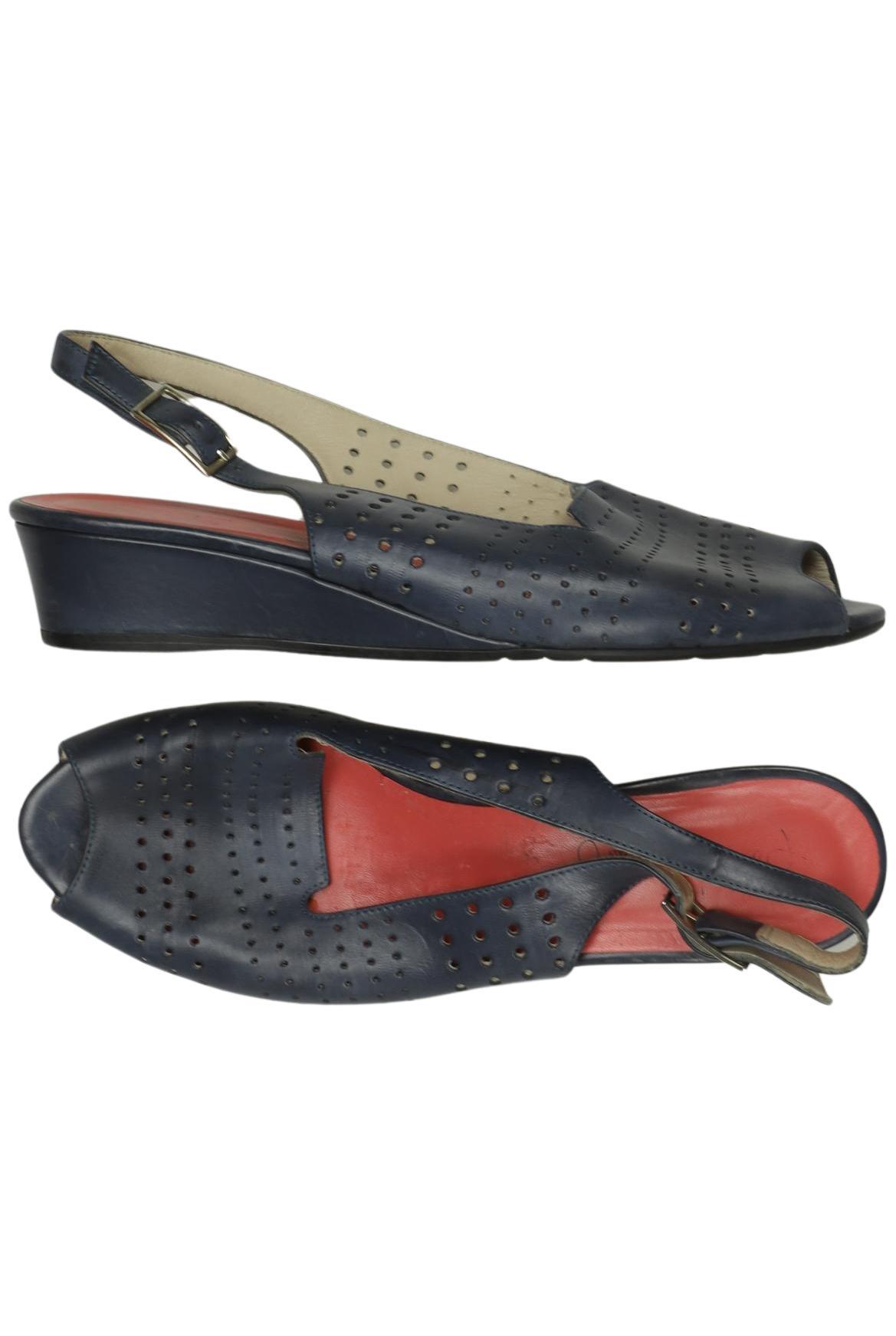 

pas de rouge Damen Sandale, marineblau, Gr. 39.5