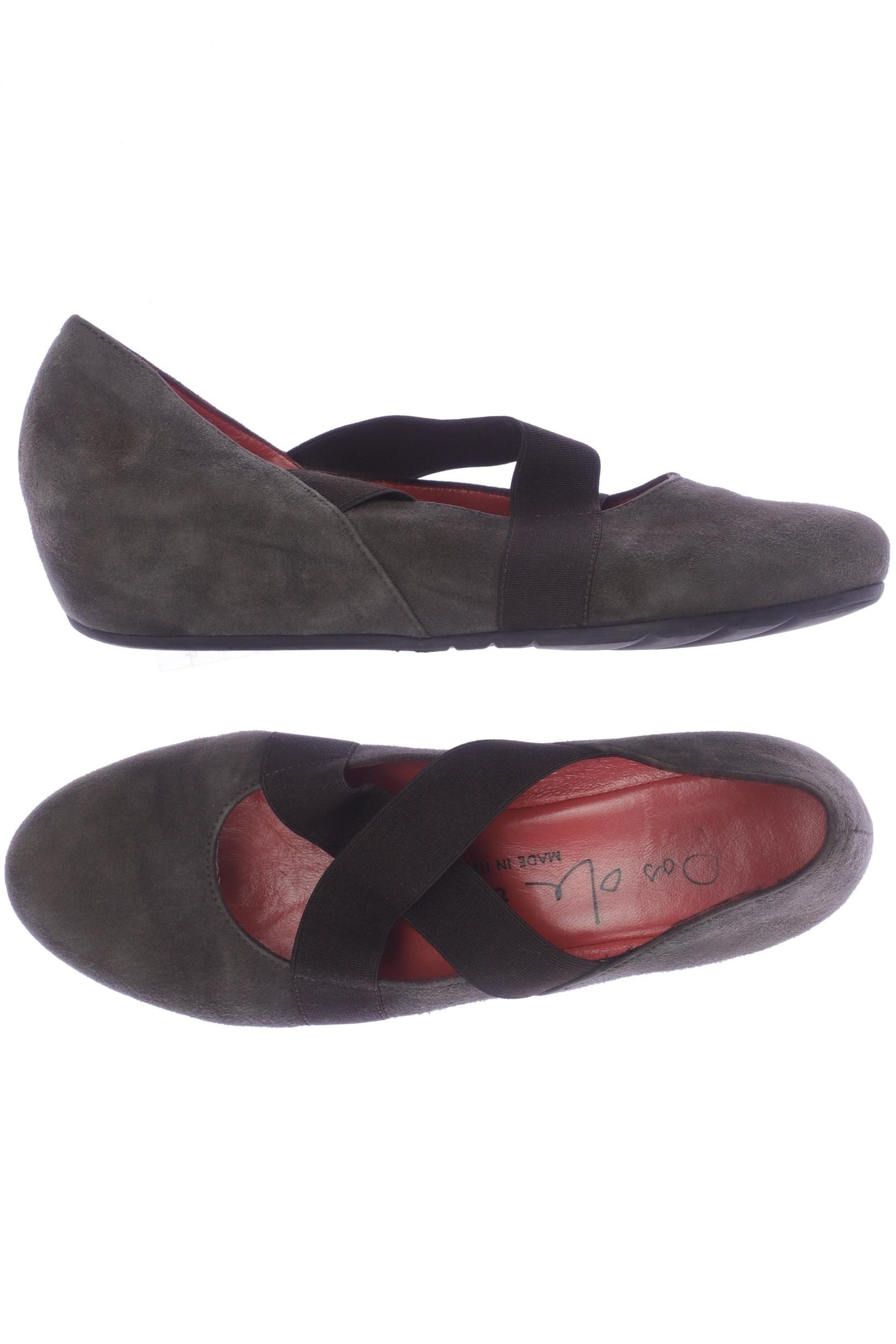 

pas de rouge Damen Ballerinas, braun, Gr. 36
