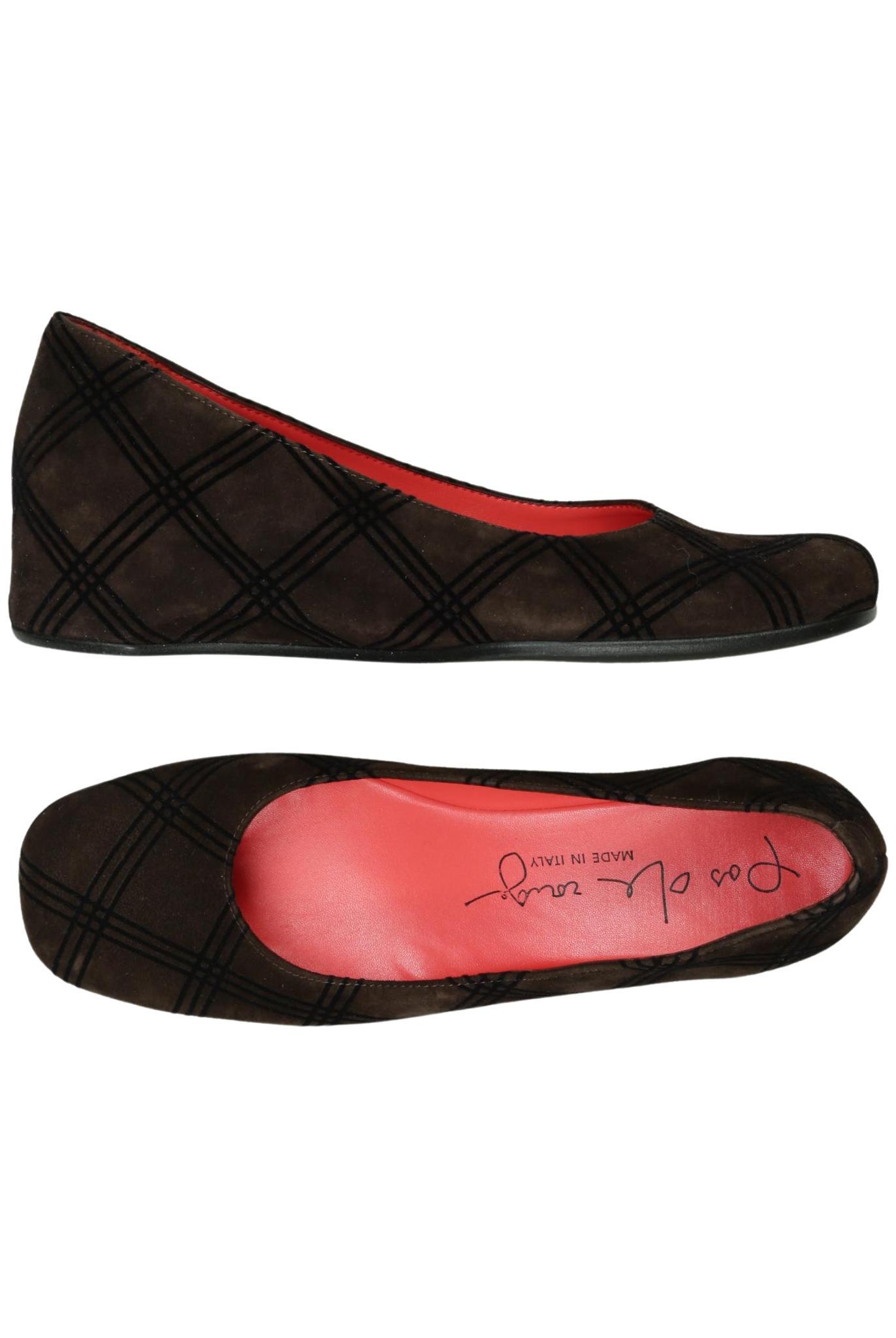 

pas de rouge Damen Pumps, braun, Gr. 38