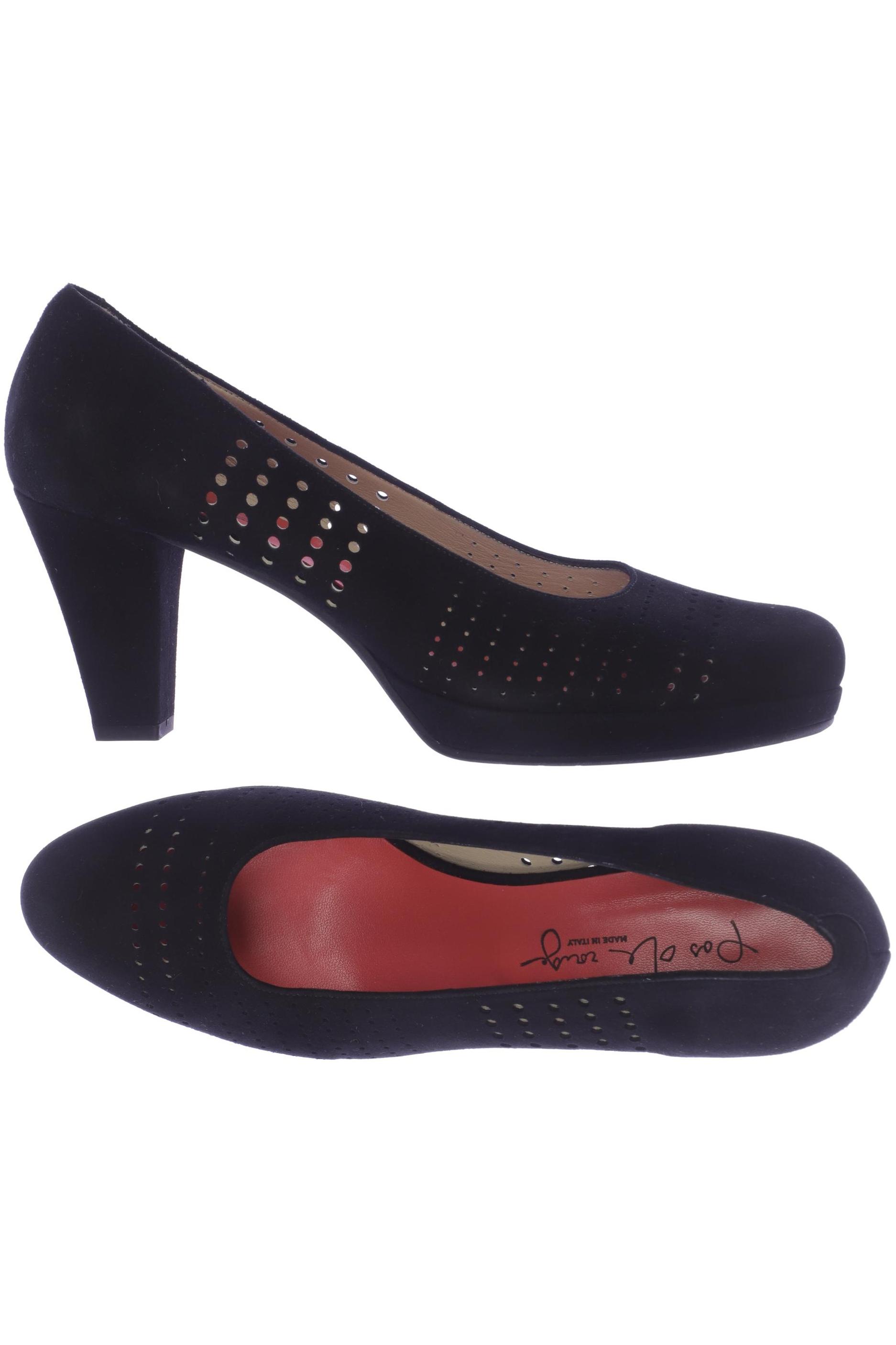 

pas de rouge Damen Pumps, schwarz, Gr. 40
