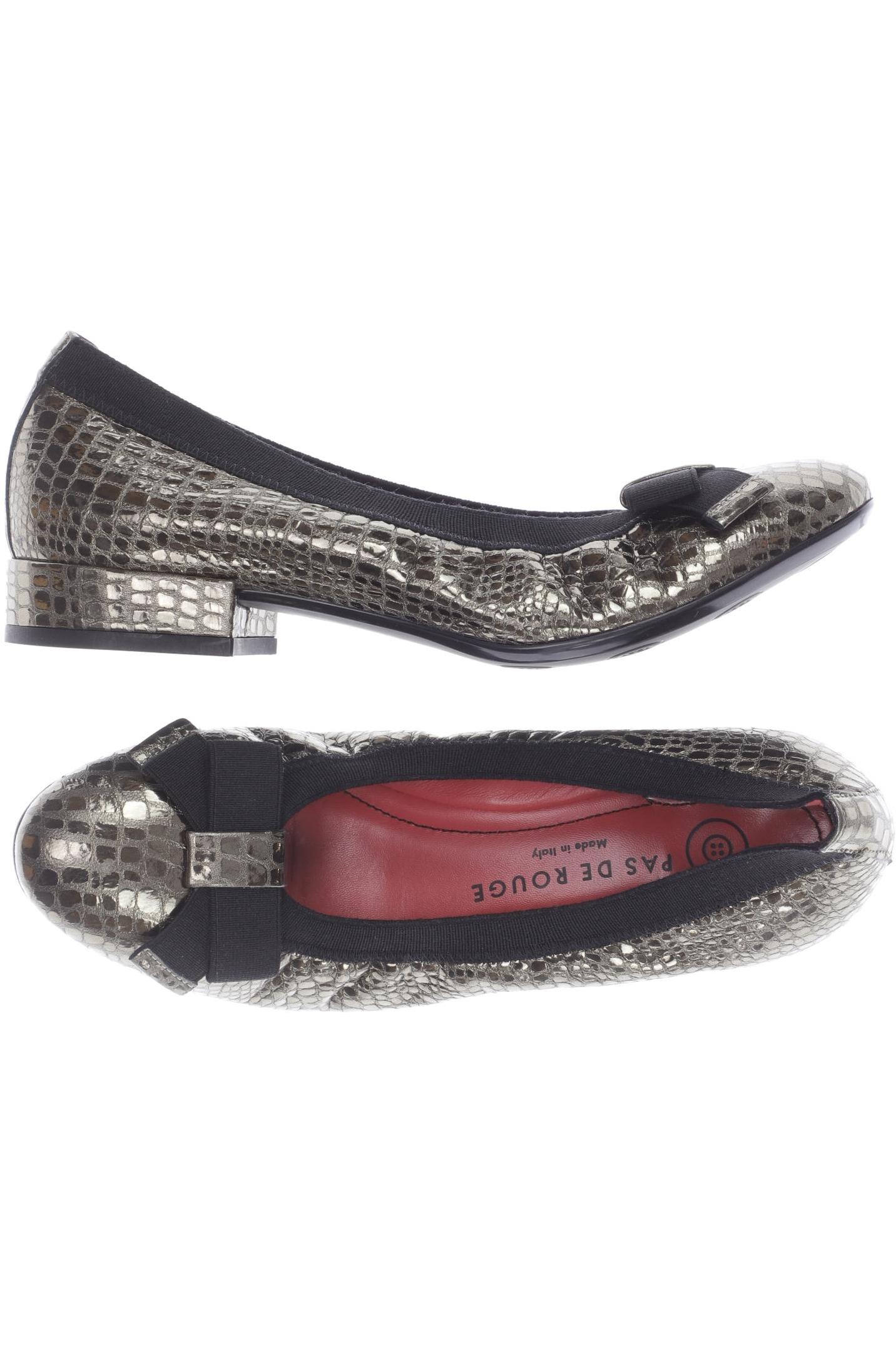 

pas de rouge Damen Ballerinas, grün, Gr. 37